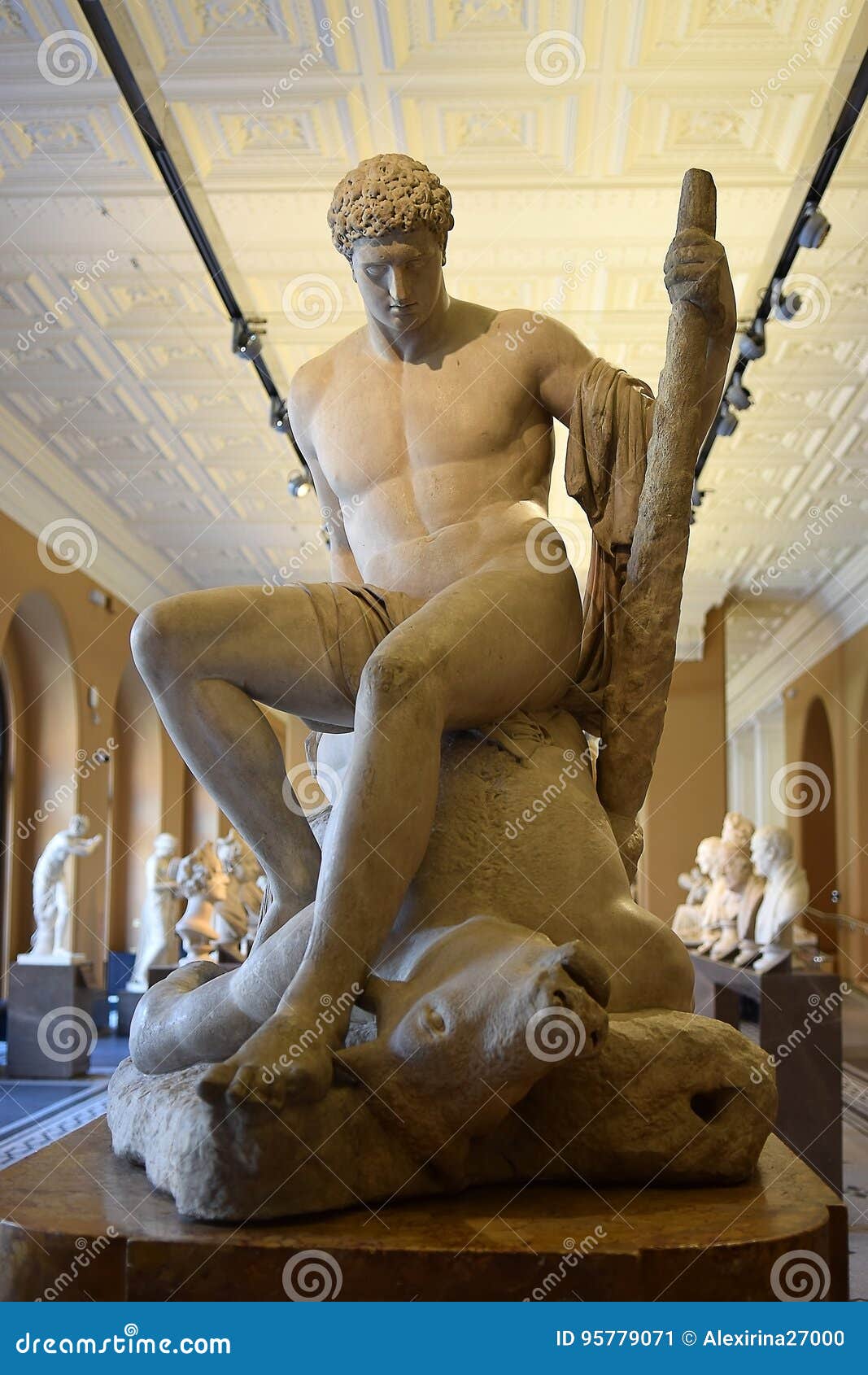 Sculpture Theseus and the Minotaur by Antonio Canova Editorial