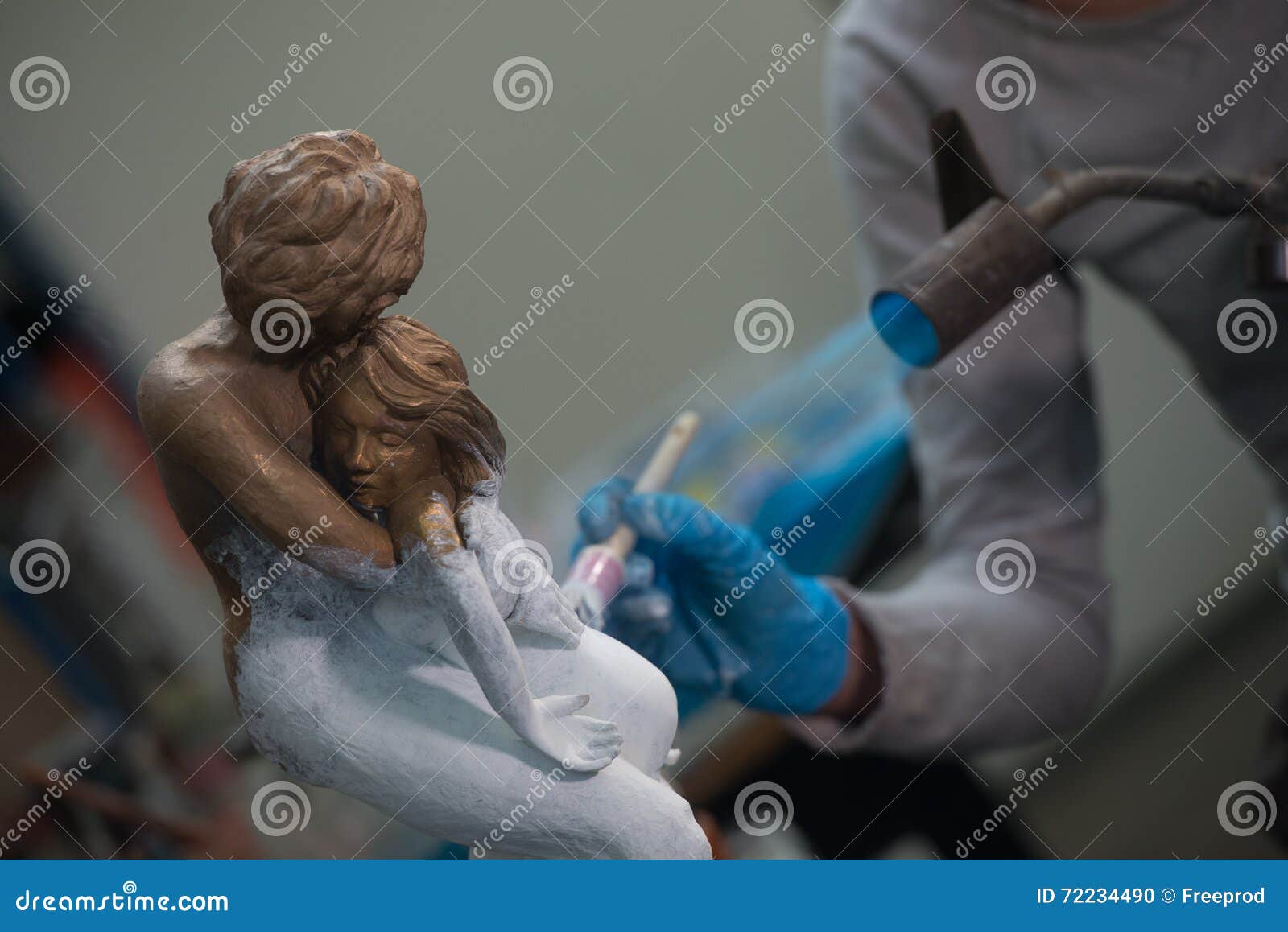 Sculpture Bronze stock photo. Image of education 72234490