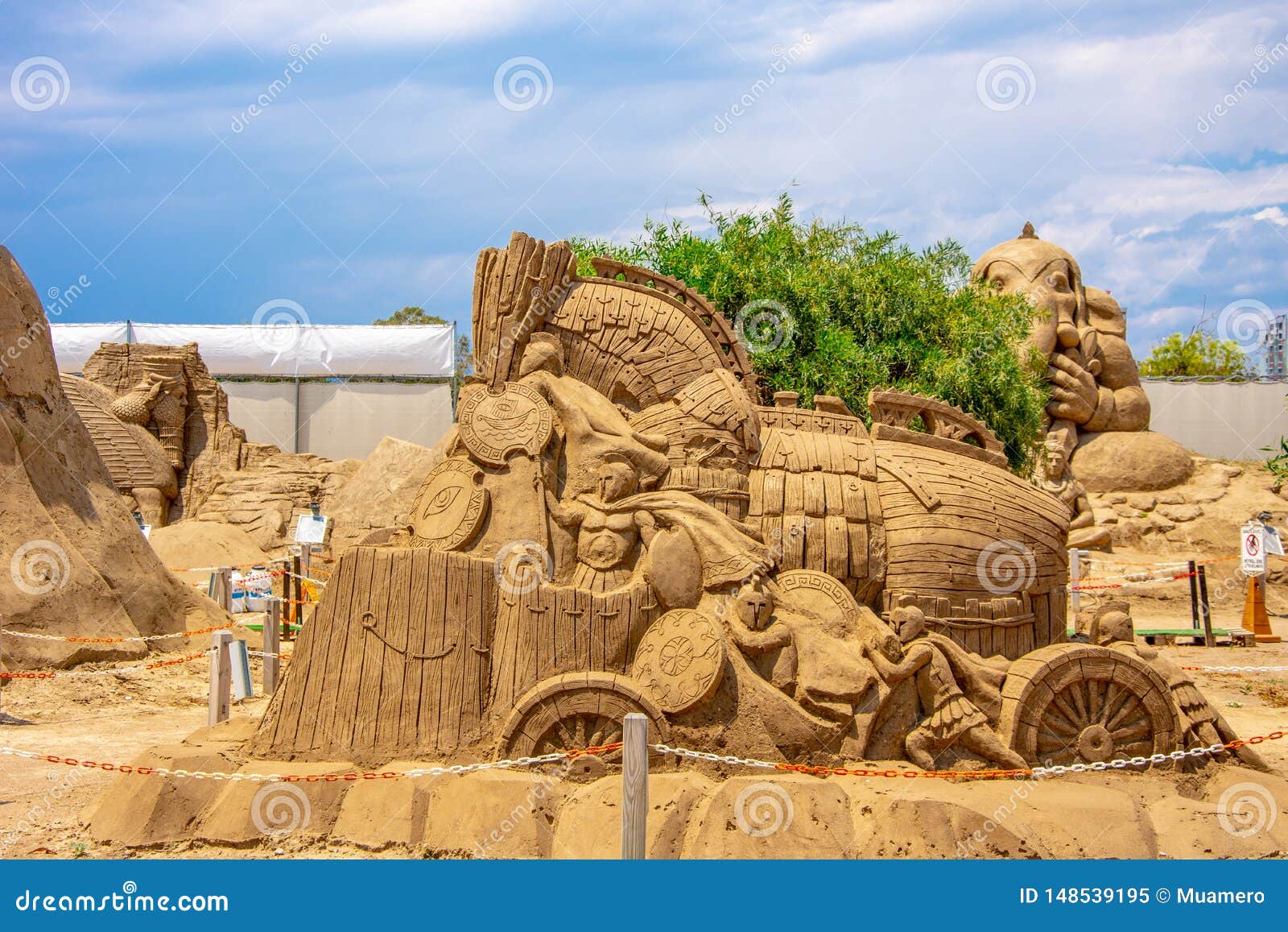 Sculptures Made of Sand in the Sand Sculpture Museum in Antalya ...