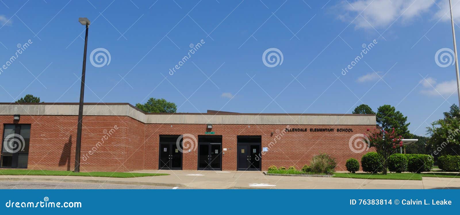 Scuola Elementare Bartlett, Tennessee Di Ellendale Immagine Stock