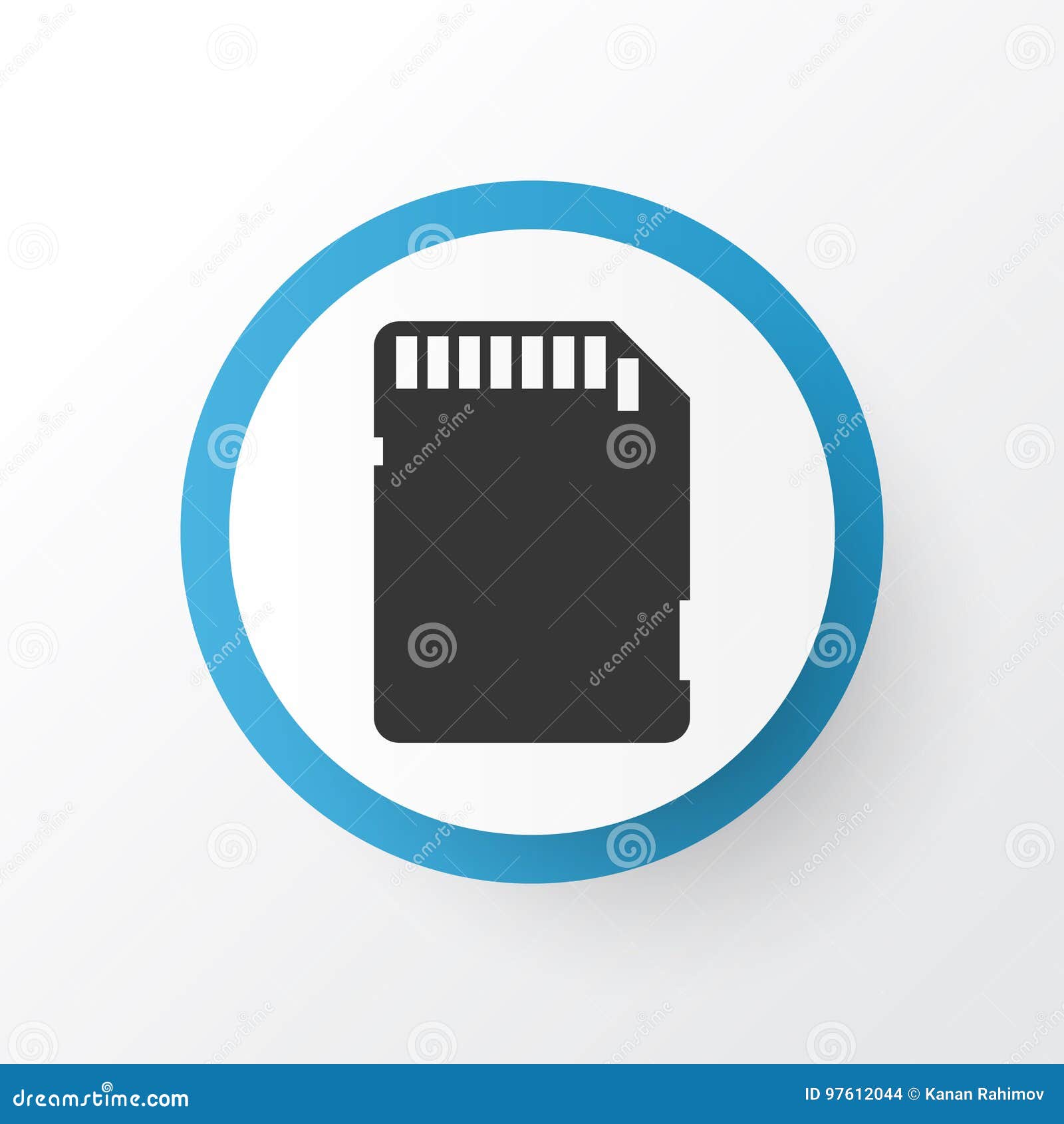 Premium Vector  Memory card vector type icon