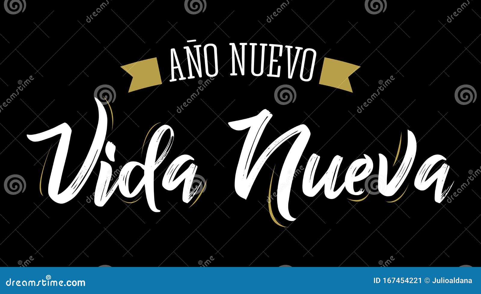 ano nuevo vida nueva, new year new life spanish text  .