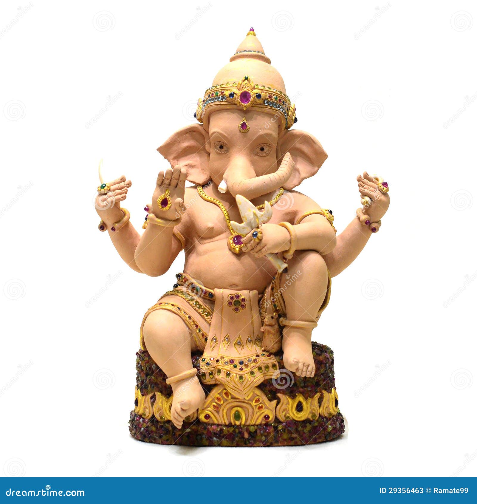 PAURO Hombre de Acero Inoxidable Ganesha Elefante Dios del Exito Suerte Colgante Collar Vendimia 