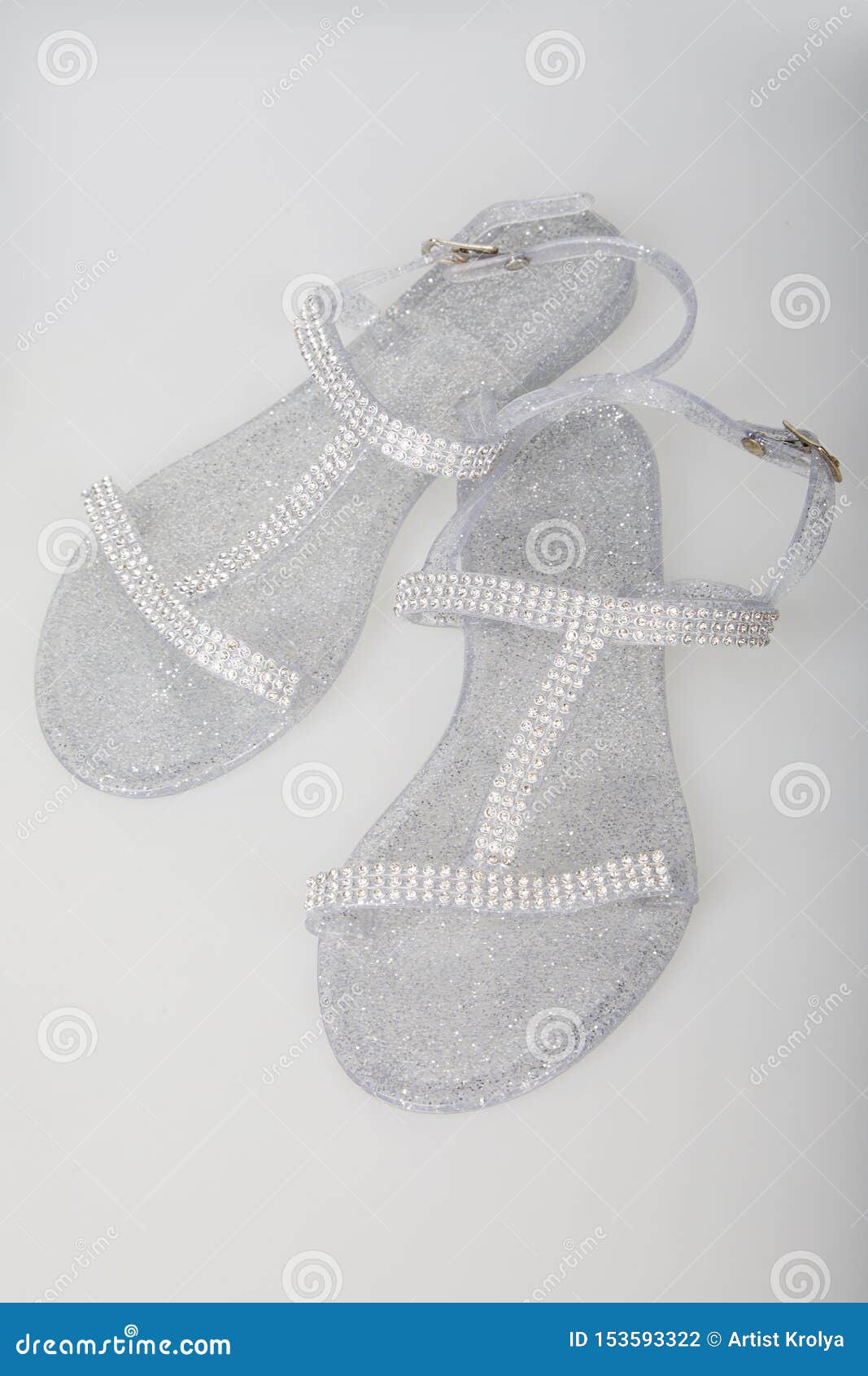Intervenir resumen magia Señoras Jelly Shoes Abrochada Transparente Foto de archivo - Imagen de  caucho, calzado: 153593322