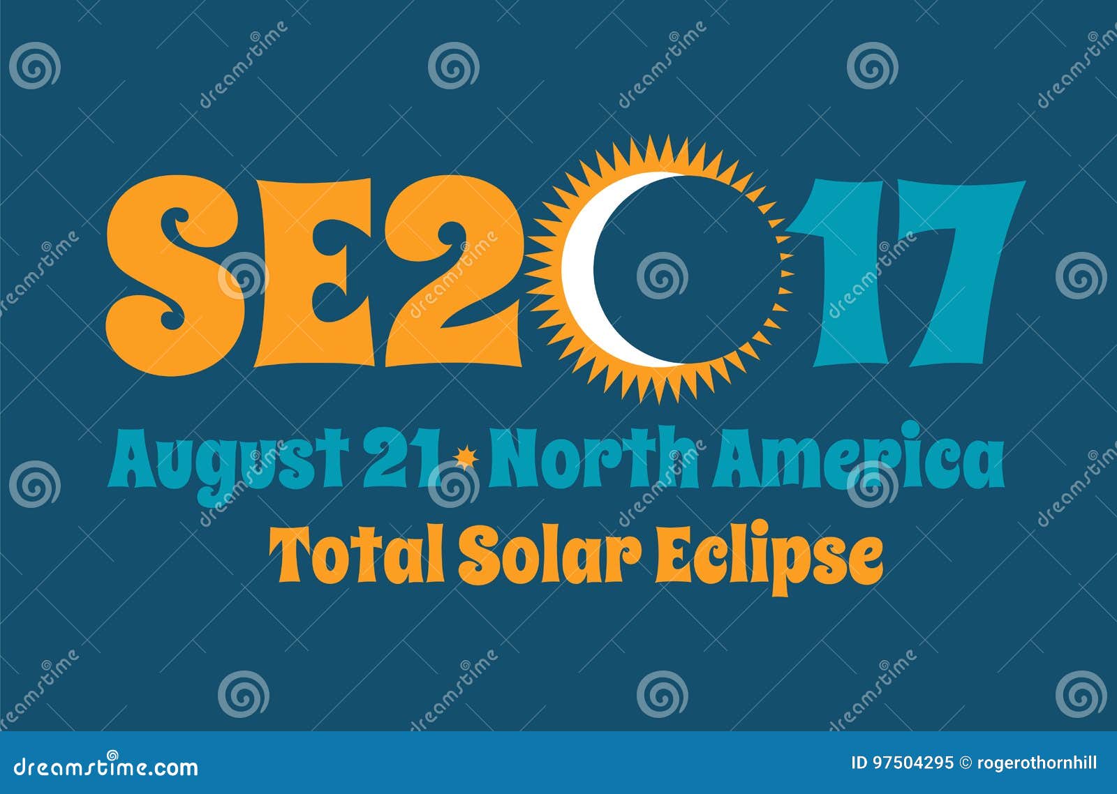 se2017 typography  for solar eclipse