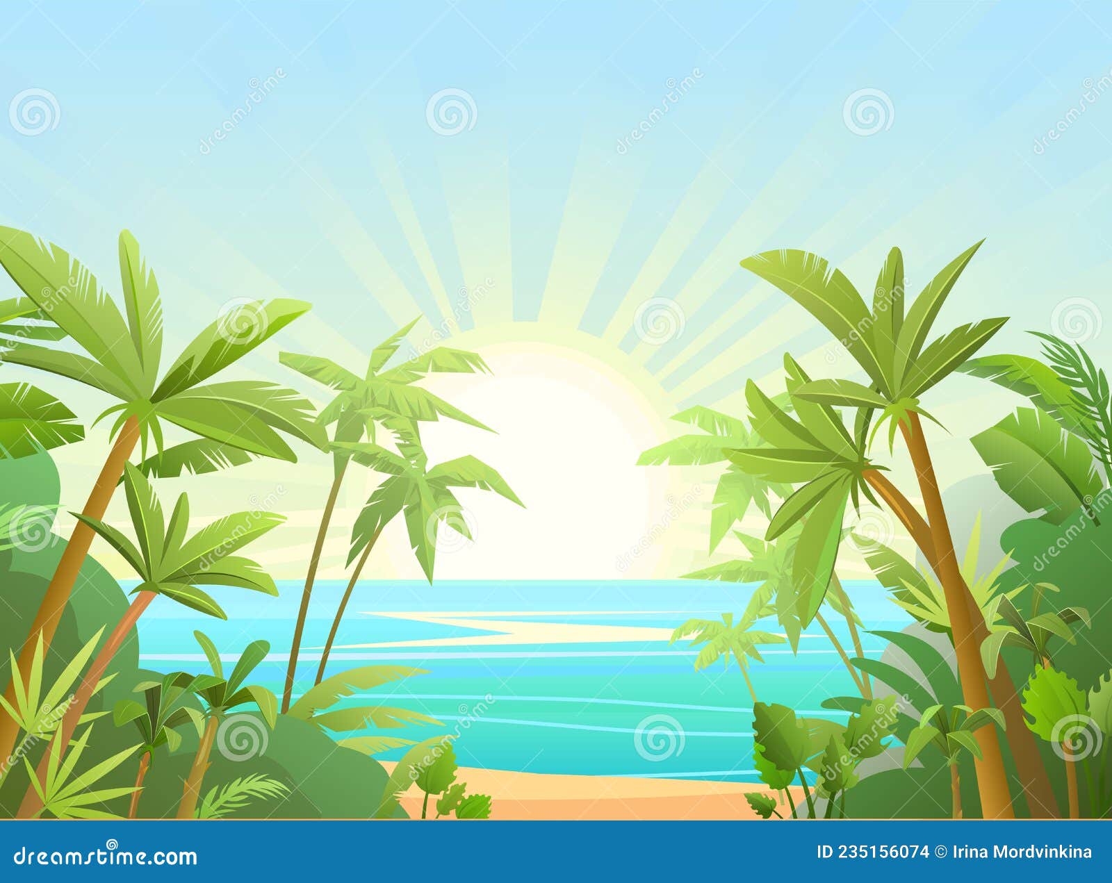 Summer Time In Beach Sea Shore With Realistic Objects. Vector Illustration  Royalty Free SVG, Cliparts, Vetores, e Ilustrações Stock. Image 37730977.