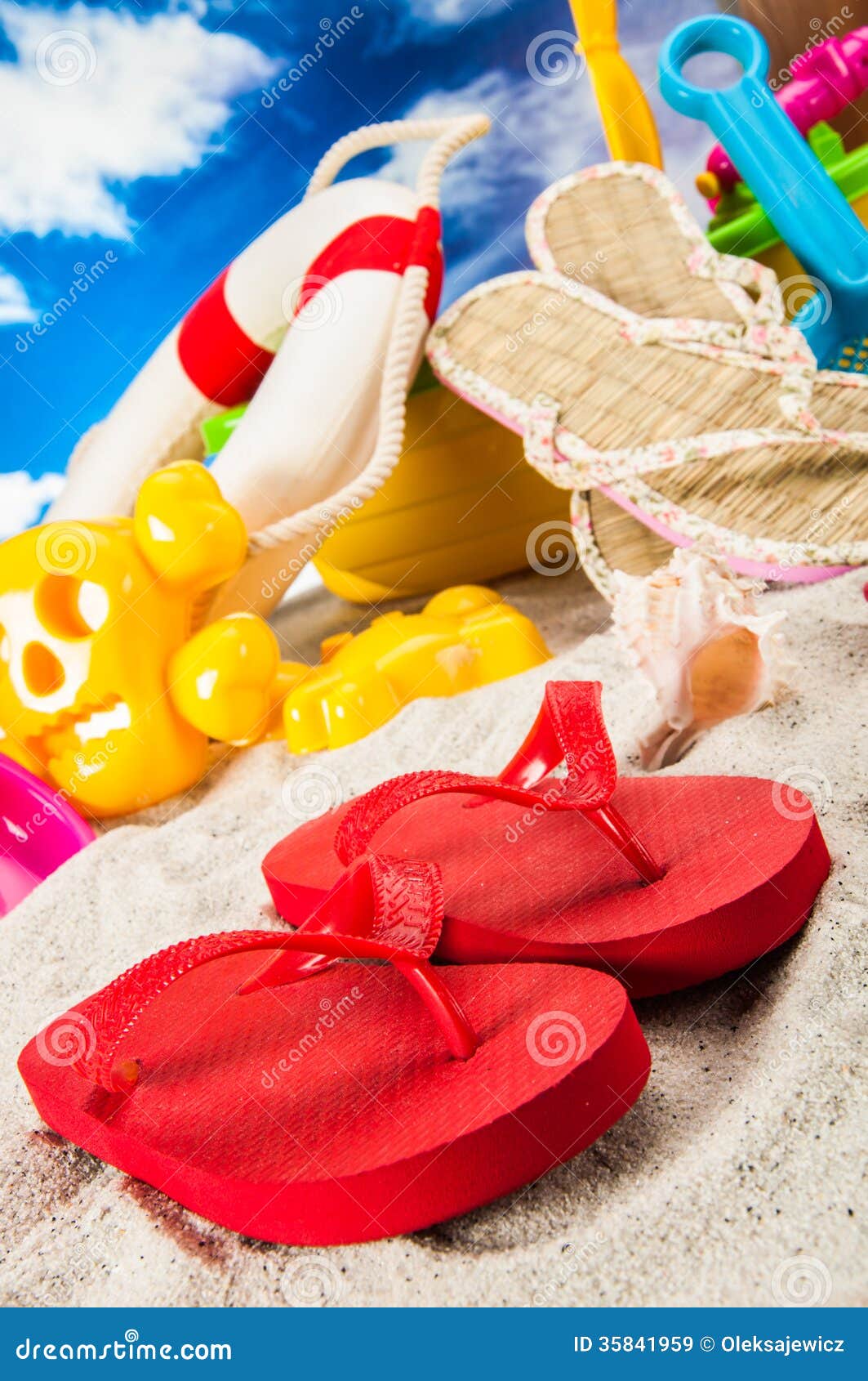 Sea and beach theme stock image. Image of shape, design - 35841959