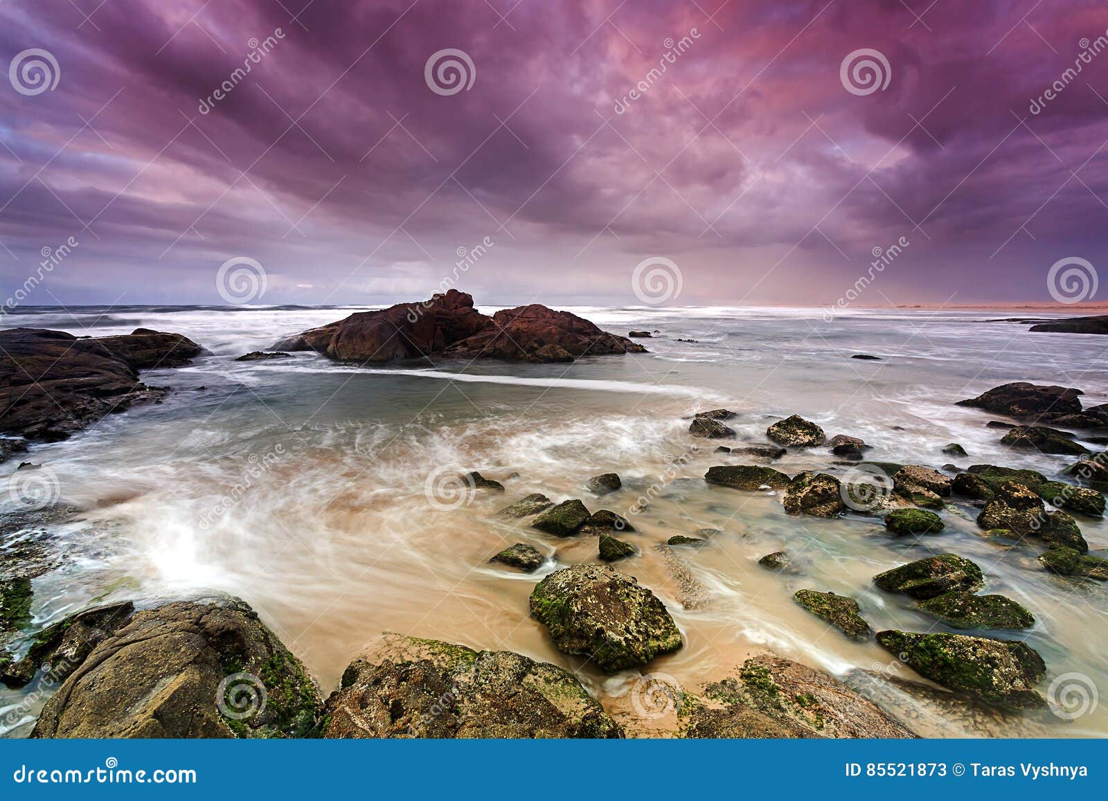 sea birubi rocks alga rise