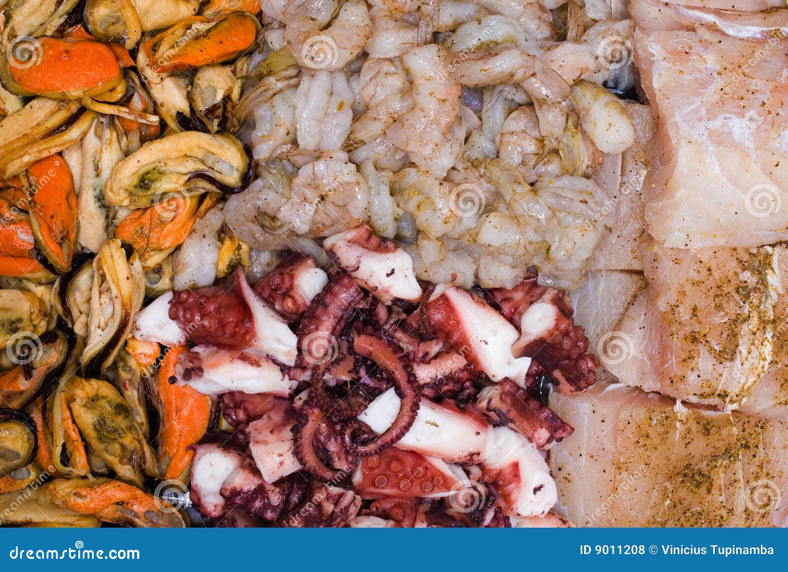 Sea Fruits stock photo. Image of mussel, ingredient, cuisine 9011208