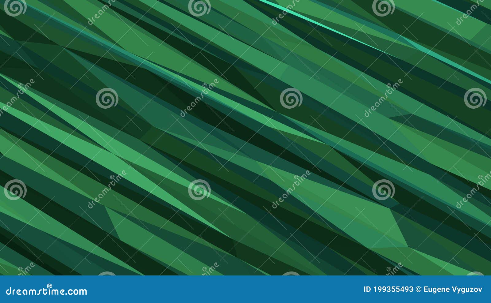 Sea Green Abstract Background. Geometric Vector Illustration Stock