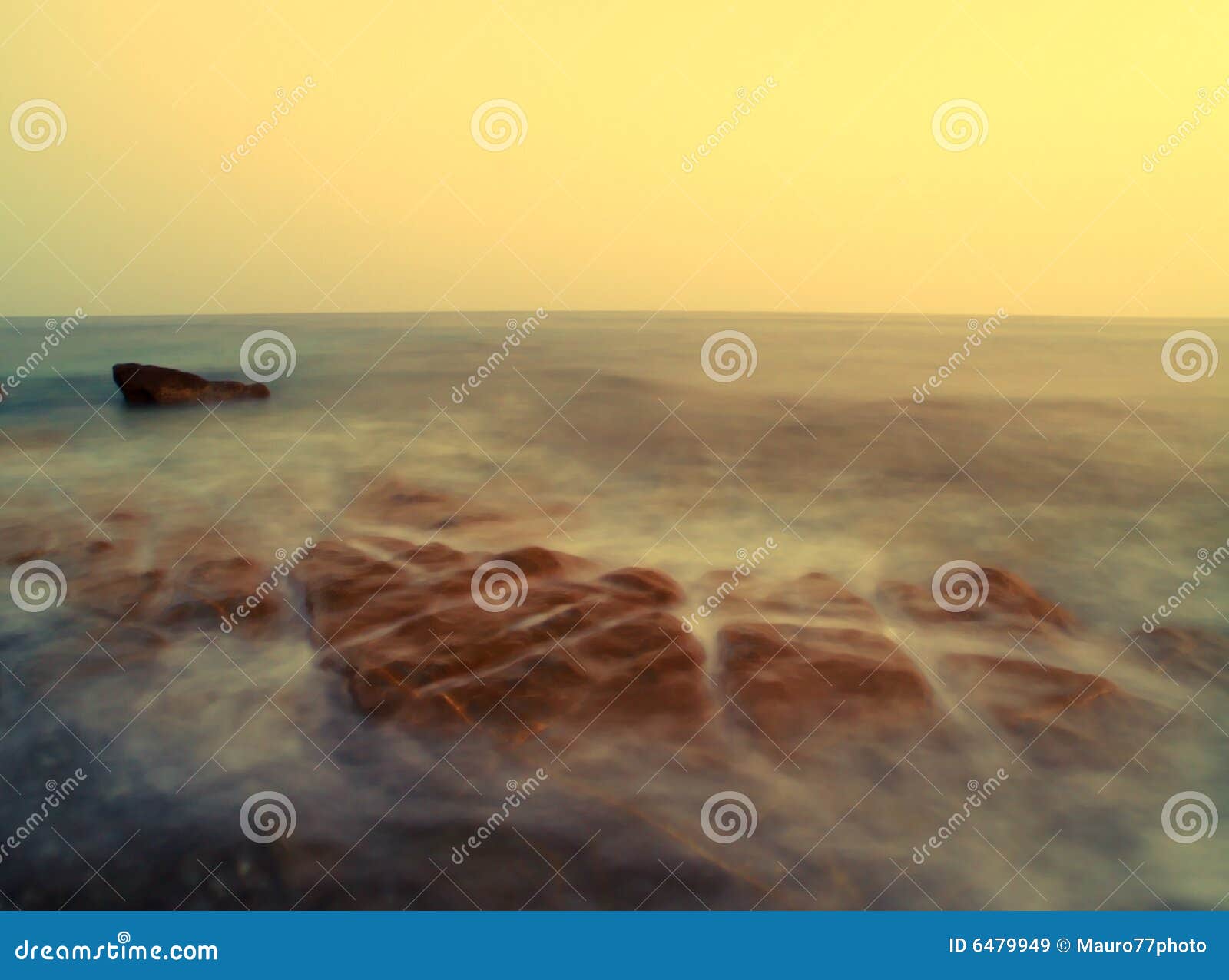 sea landscape at sunset