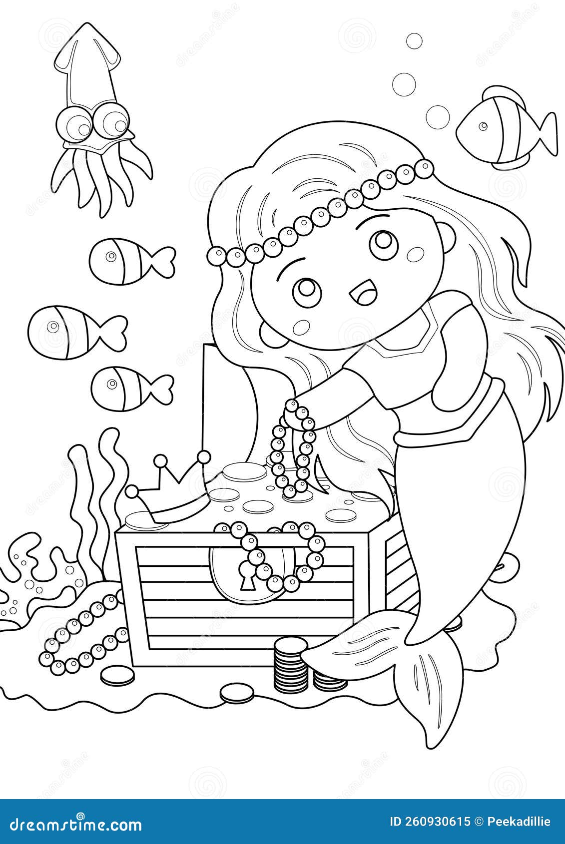 Dive into Creativity with Mermaid Coloring Pages - Fun Craft for Kids