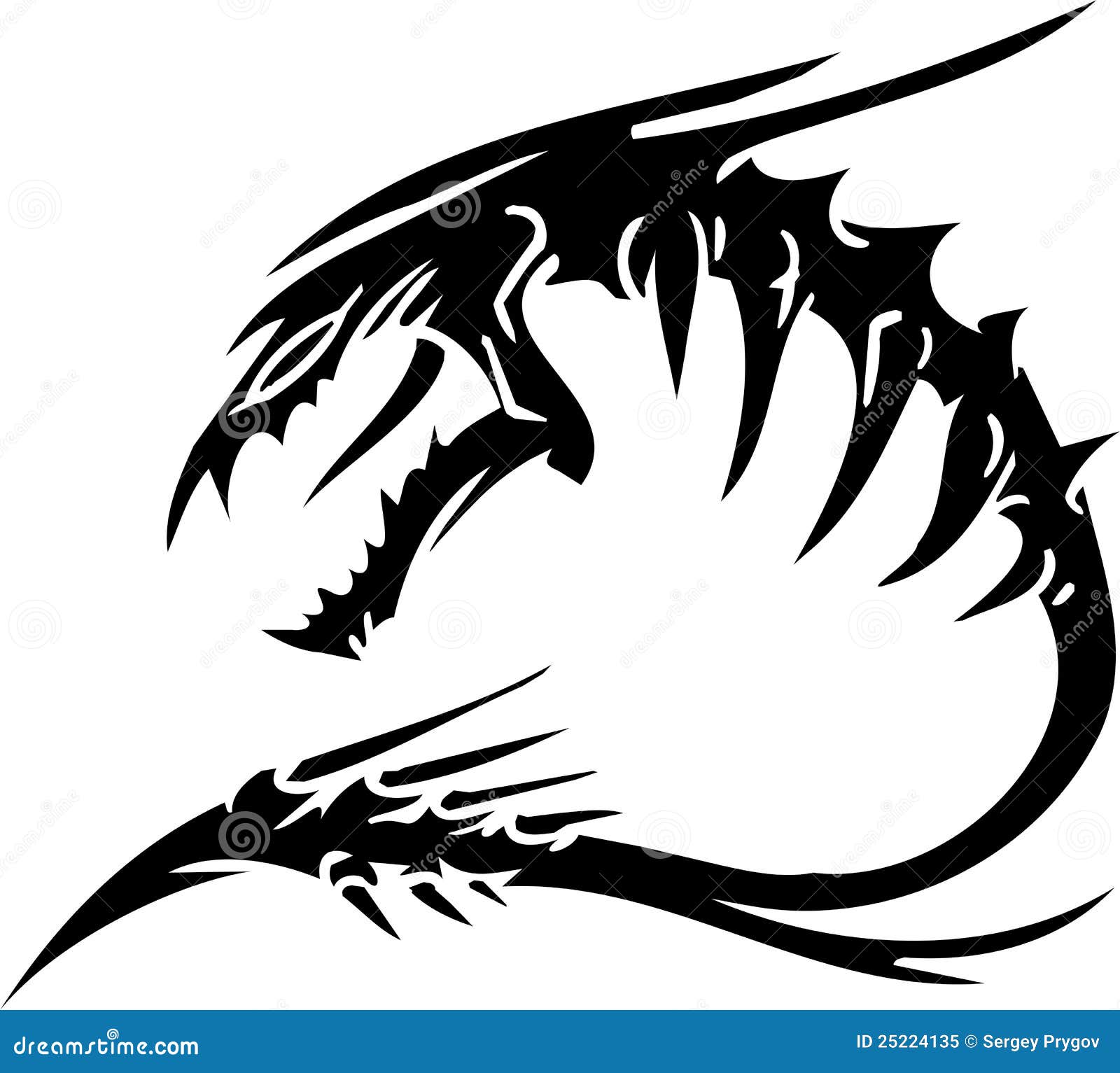 Sea Monster - Vector Illustration. Vinyl-ready. Stock Vector ...
 Sea Serpent Logo