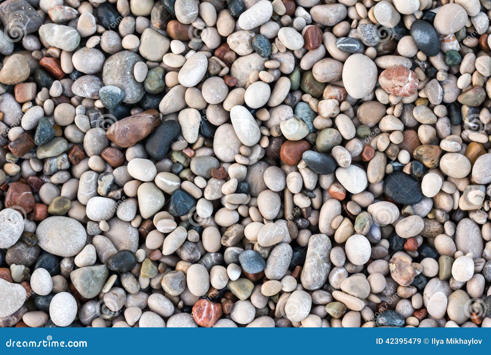 Sea pebbles stock image. Image of granite, close, exotic 42395479