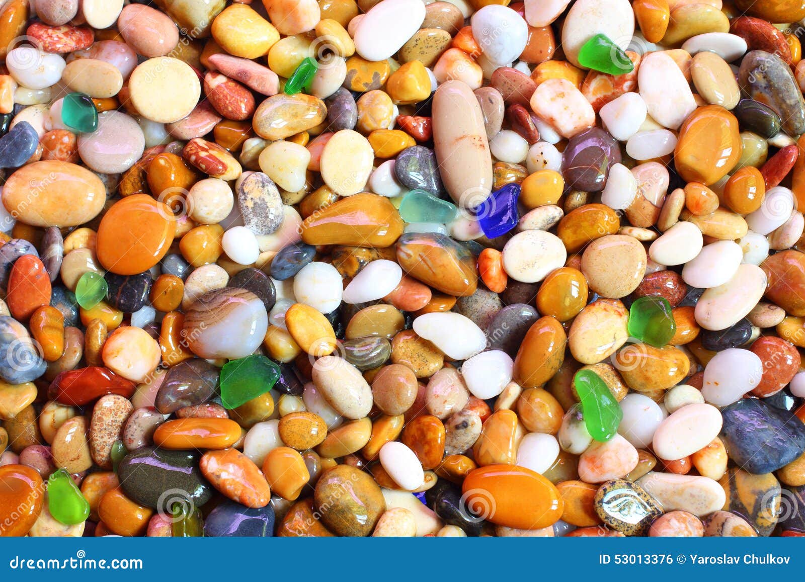 Sea pebbles stock photo. Image of seashore, round, bright 53013376