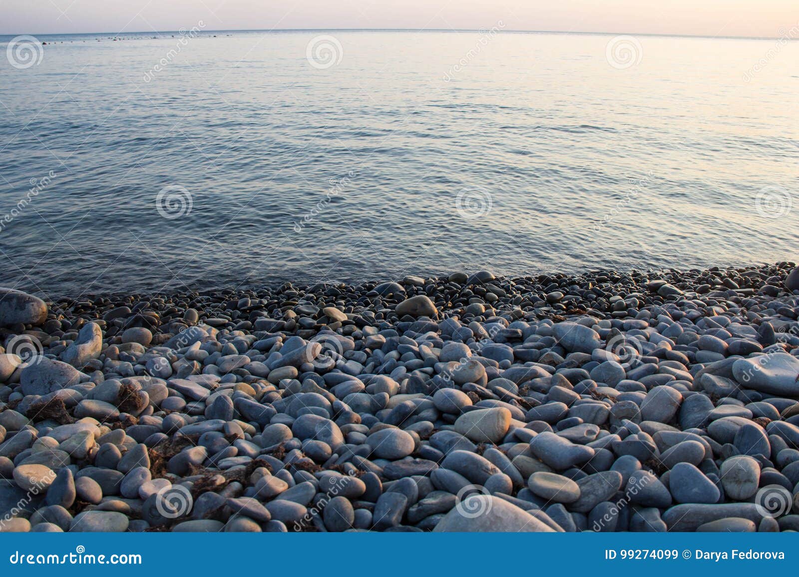 Sea And Pebbles Underwater In A Beach Pebble Background Stock Image