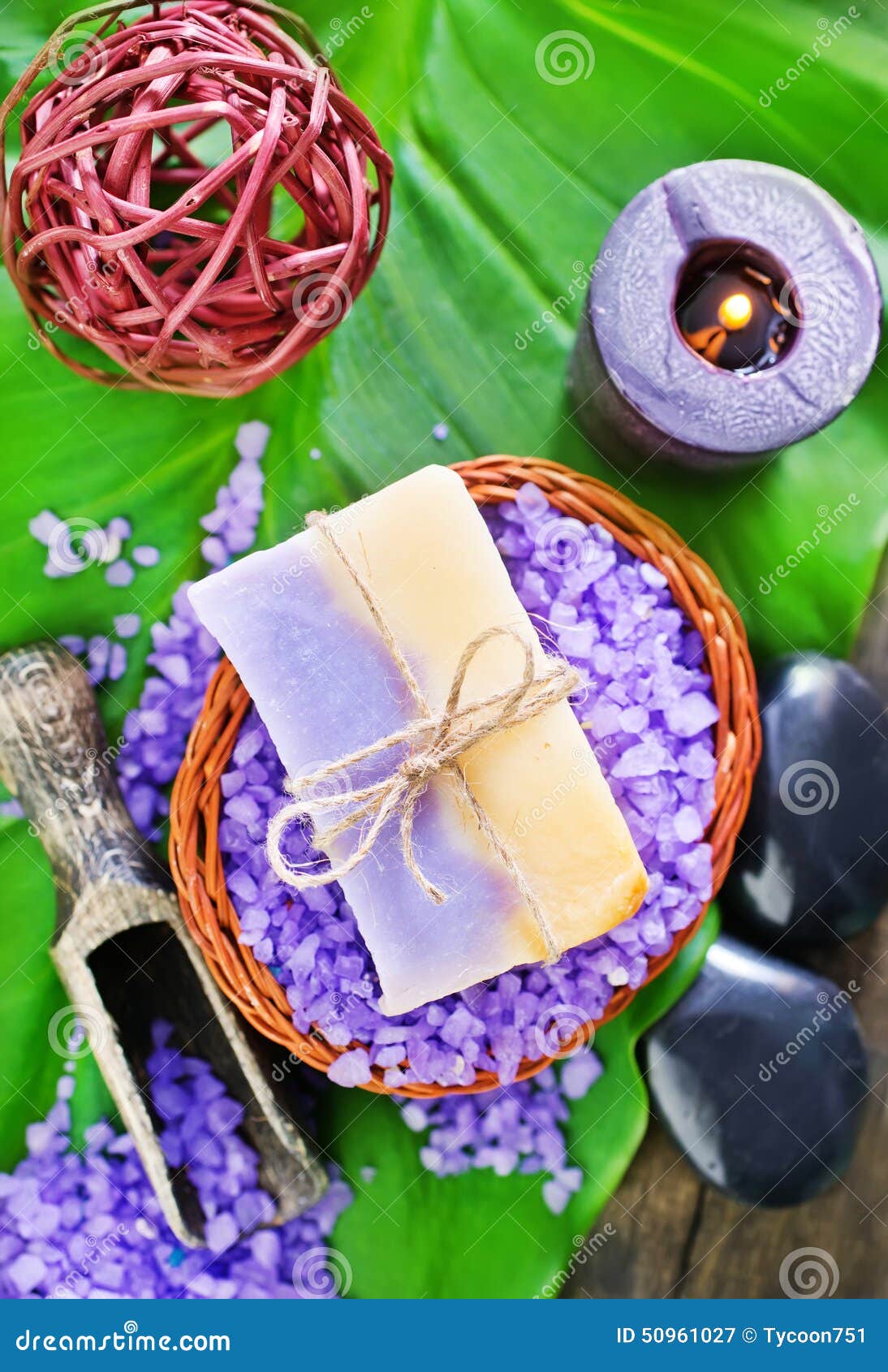 Sea salt stock image. Image of green, beauty, pampering 50961027