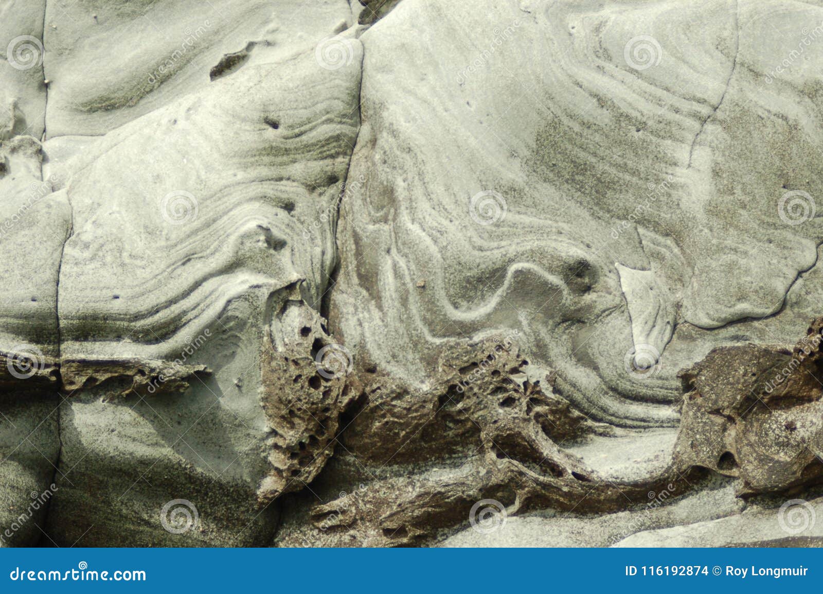 sea sculpted cliff in the shetland isles