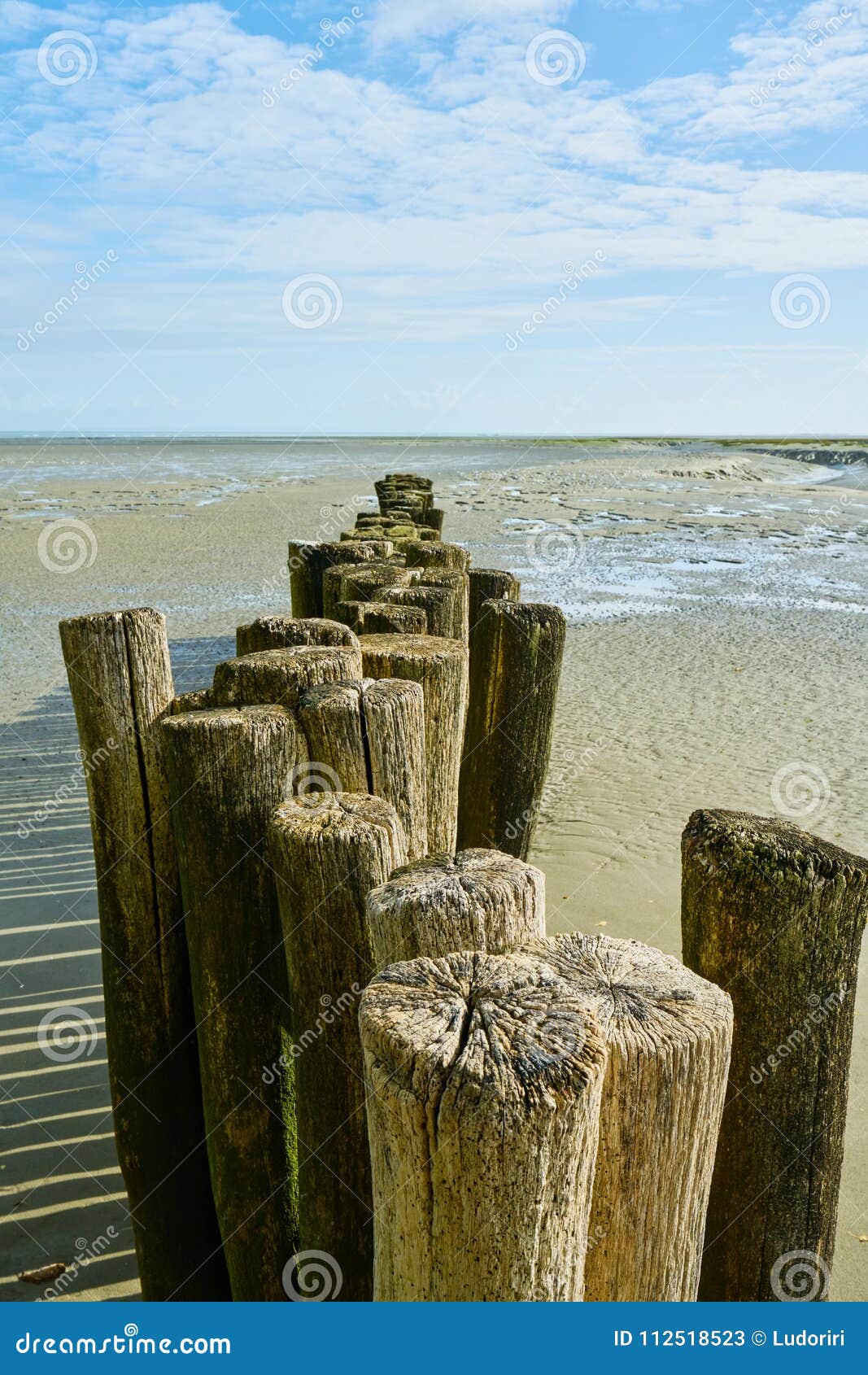 sea side in brittany, saint benoÃÂ®t des ondes, france