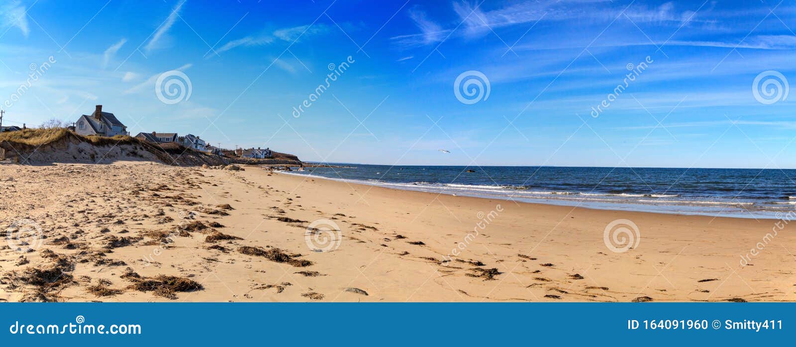 Sea Street Beach in Dennis, Massachusetts on Cape Cod Stock Photo