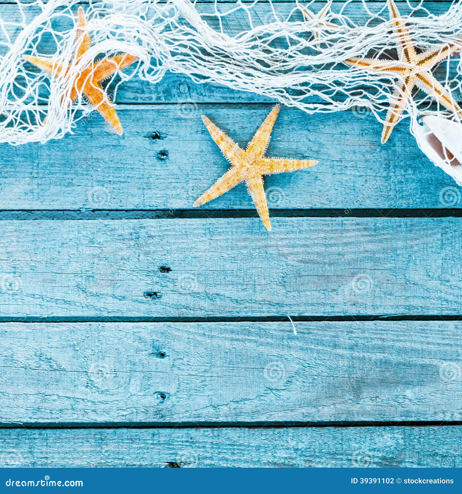 Yeele 15x8ft Vinyl Summer Party Backdrop for Photography Nautical Style Blue Wooden Board Starfish Shell Sunglasses Photo Background Party Banner Decoration Photo Booth Shoot Studio Props