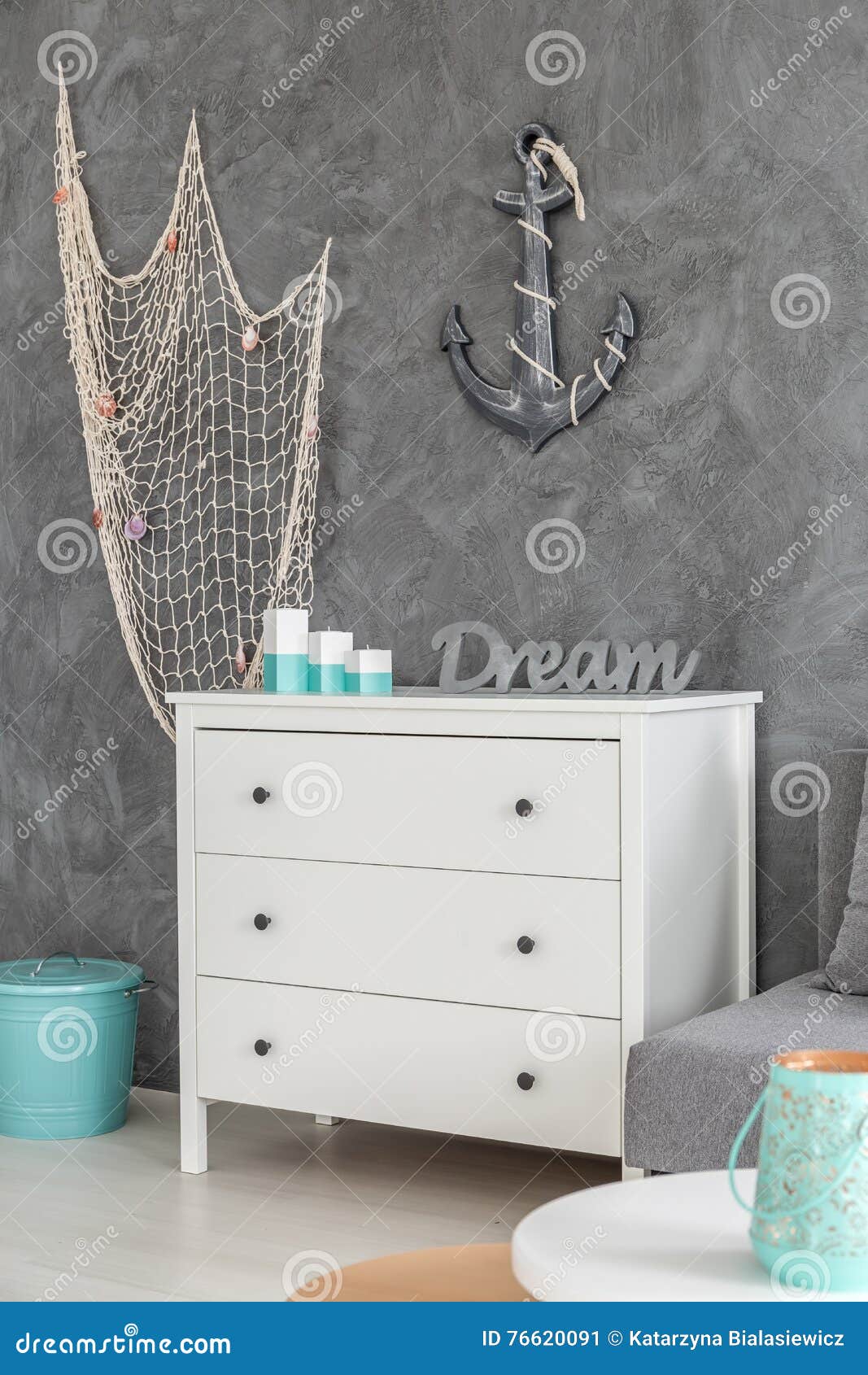 Sea Themes In Room Design Stock Image Image Of Design