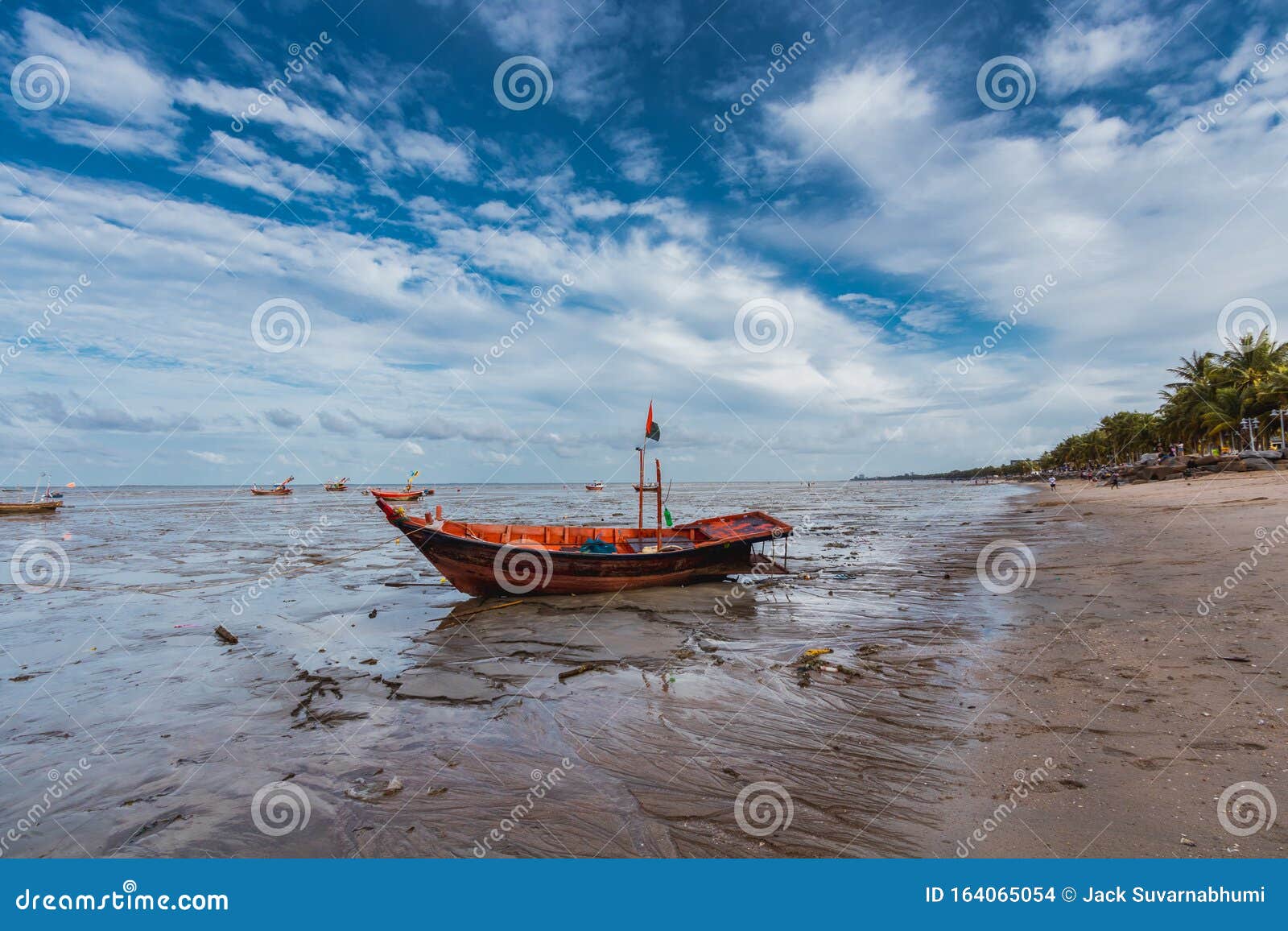 Sea View And Blue Sky Chon Buri Province Thailand Stock Photo Image