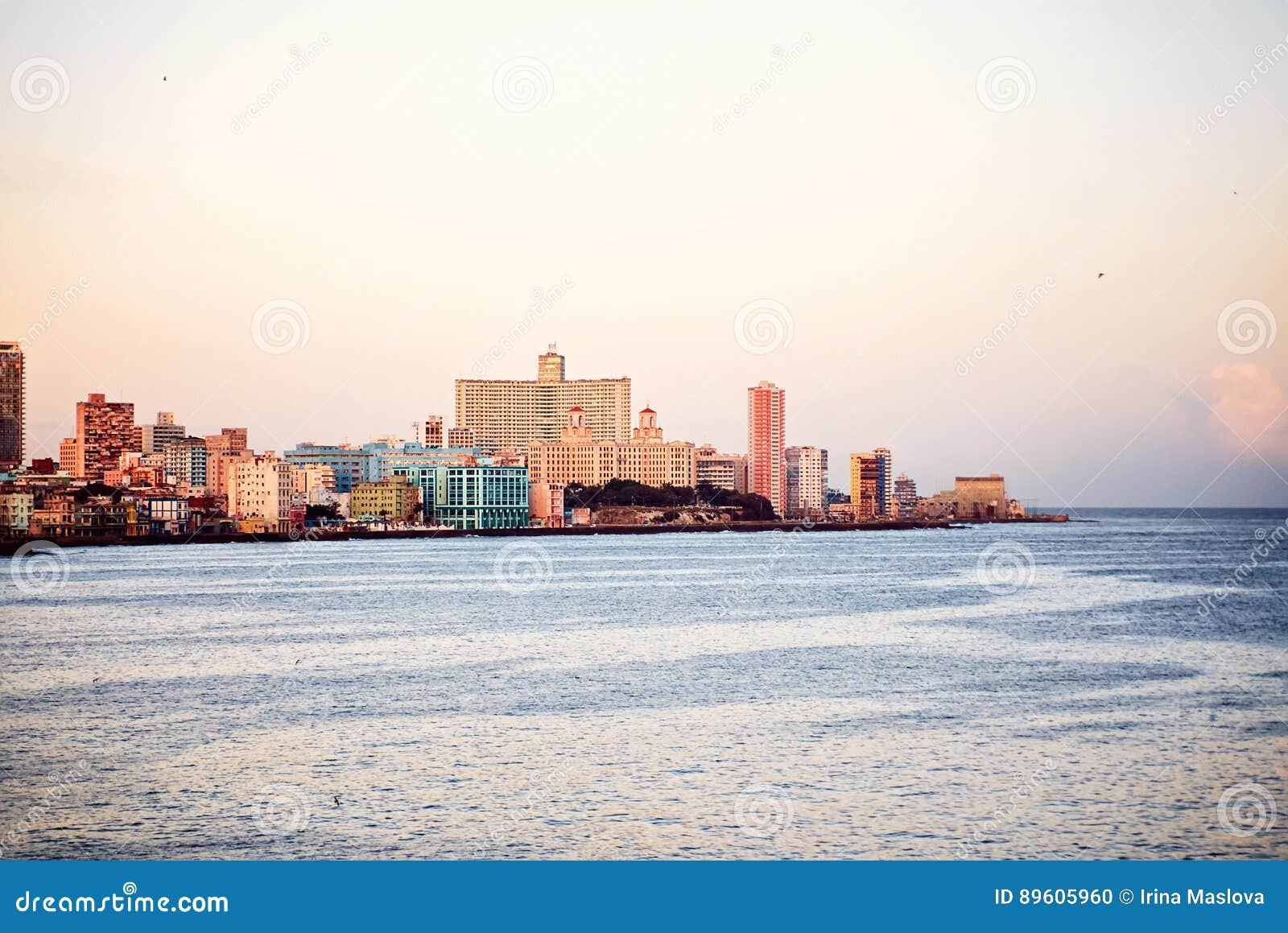 Sea View Hotel Nacional De Cuba Malecon Atlantic Ocean Latin America Stock Photo - Image of