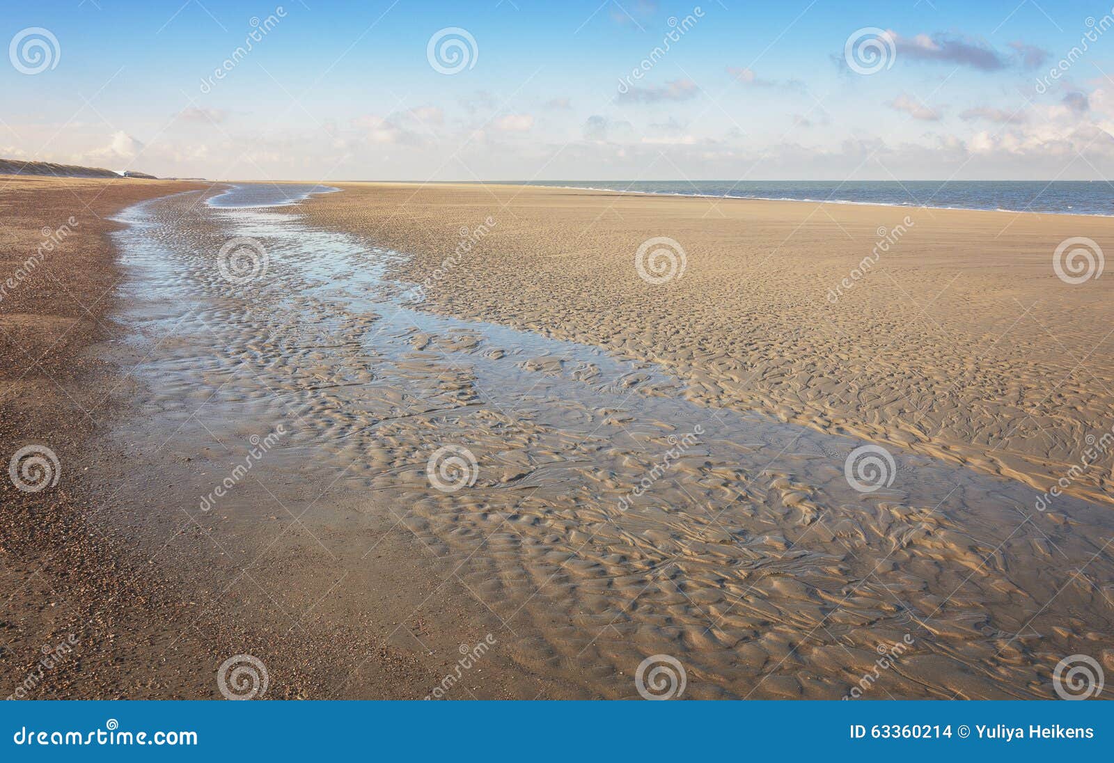 Sea view of the North Sea. stock photo. Image of horizontal 63360214