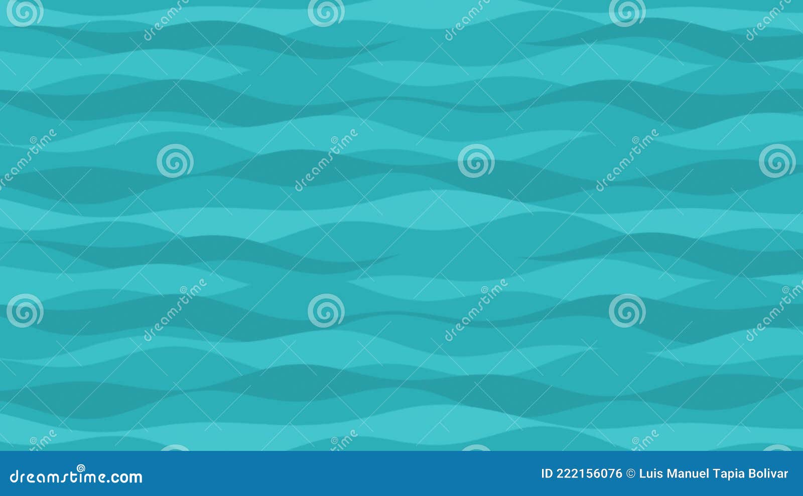 Sea Waves Animation with Flat Design Stock Footage - Video of blue,  papercraft: 222156076