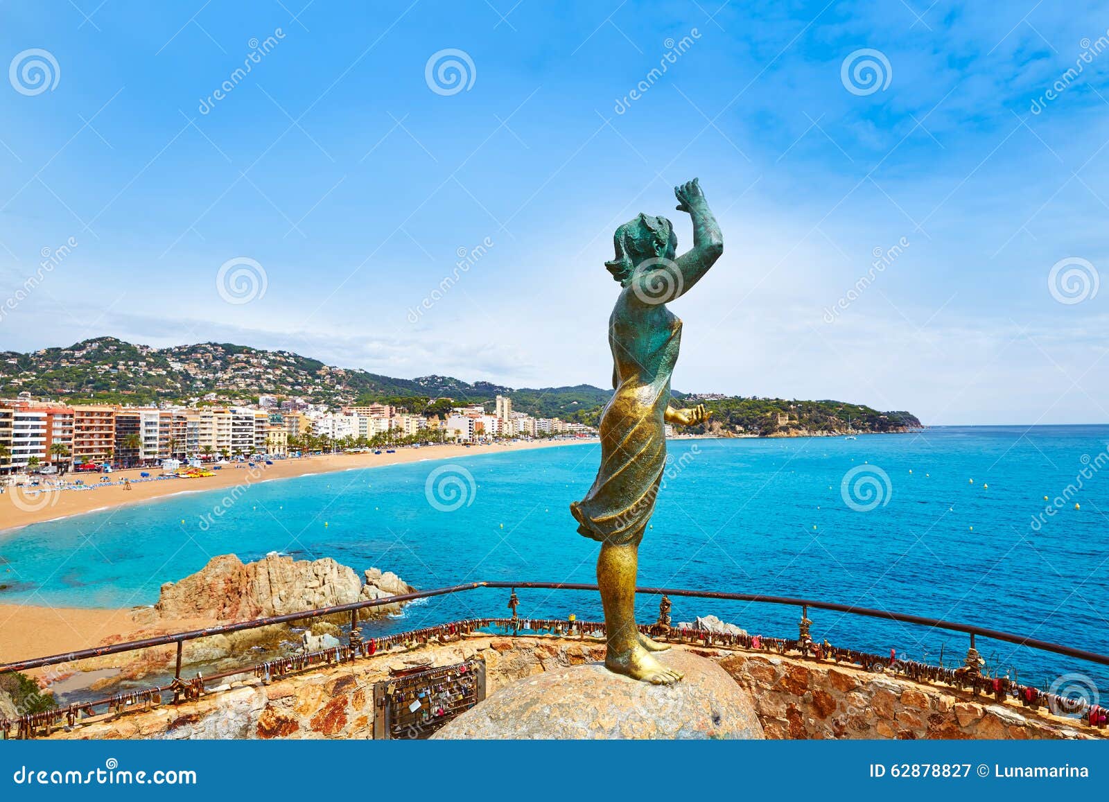 sea woman in lloret de mar mujer marinera