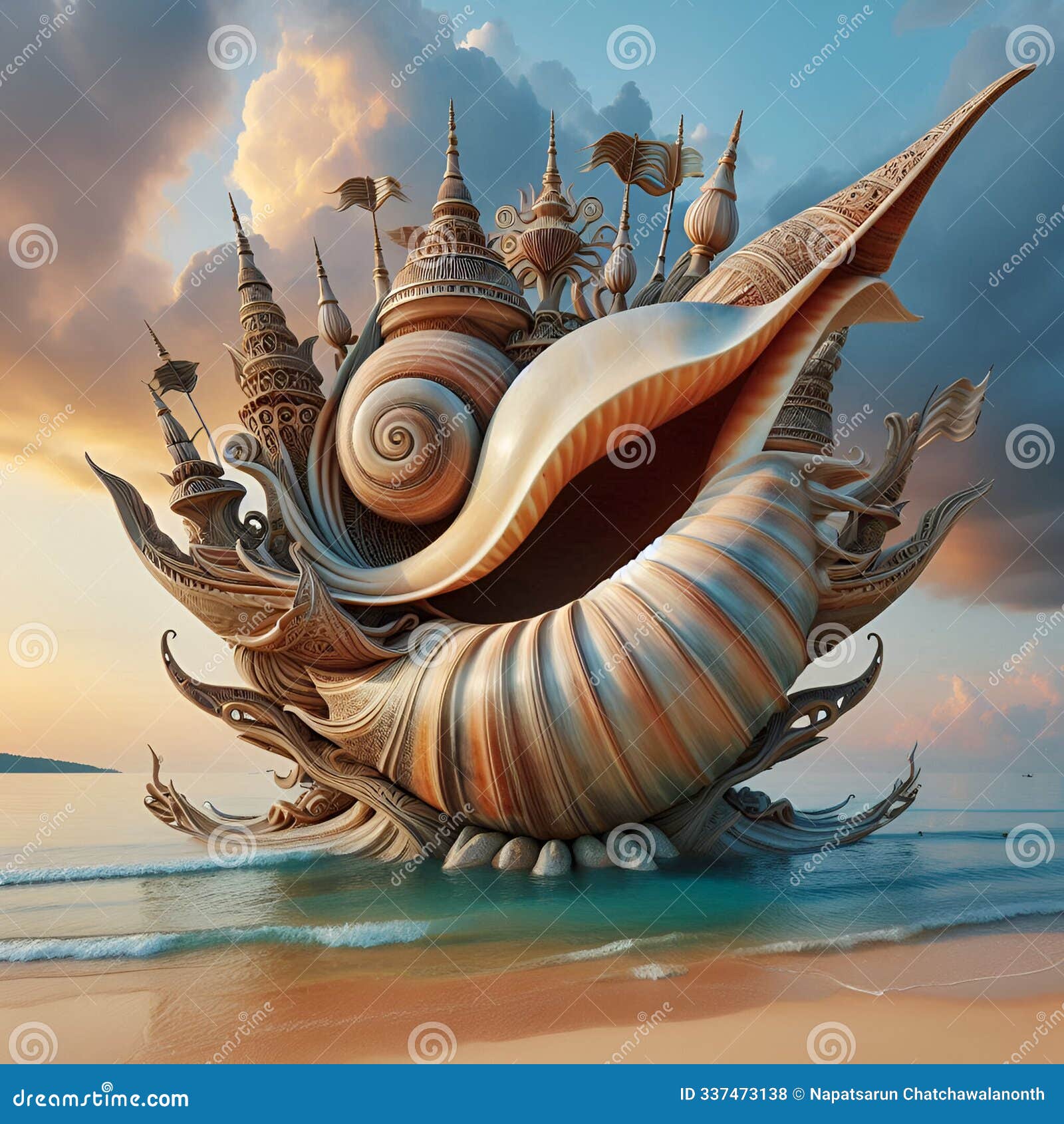seafaring beauty: the angkan-ed shellfish boat