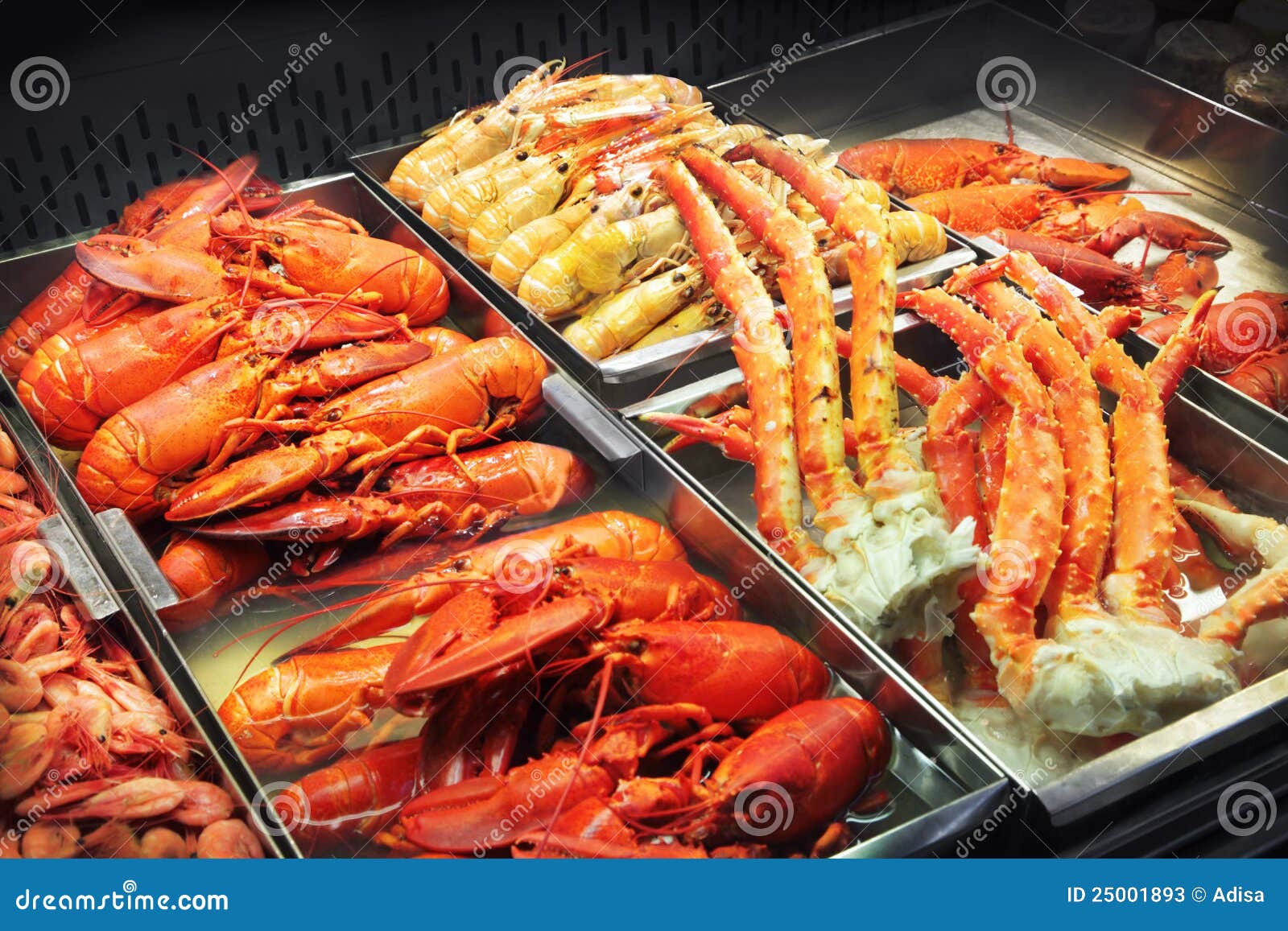 Seafood stock image. Image of cooking, cooked, fisher 25001893