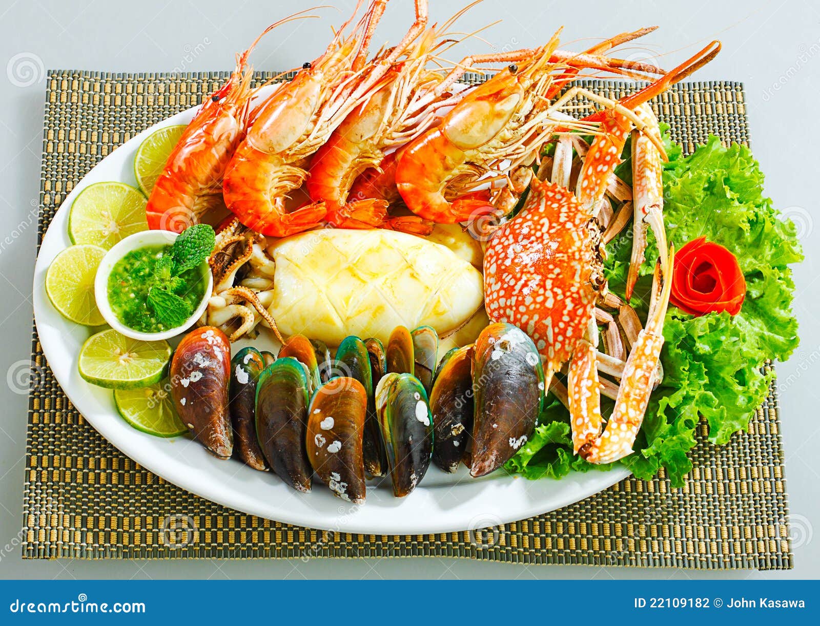 Seafood dish stock photo. Image of enjoy, eatable, toast 22109182