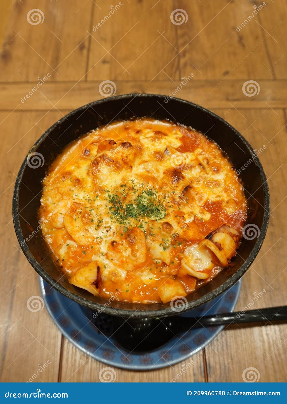 Seafood Doria. Doria is a Popular Japanese Food Stock Photo Image of