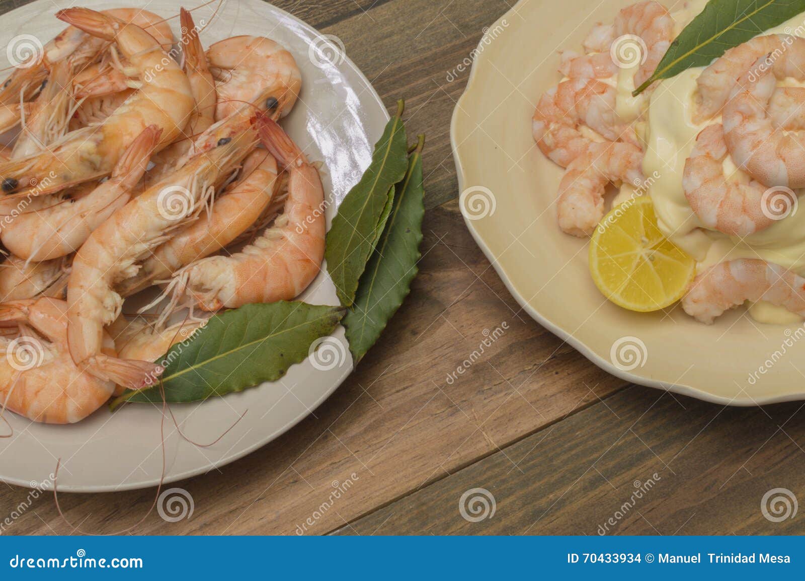 Seafood with mayonnaise stock photo. Image of peeled 70433934