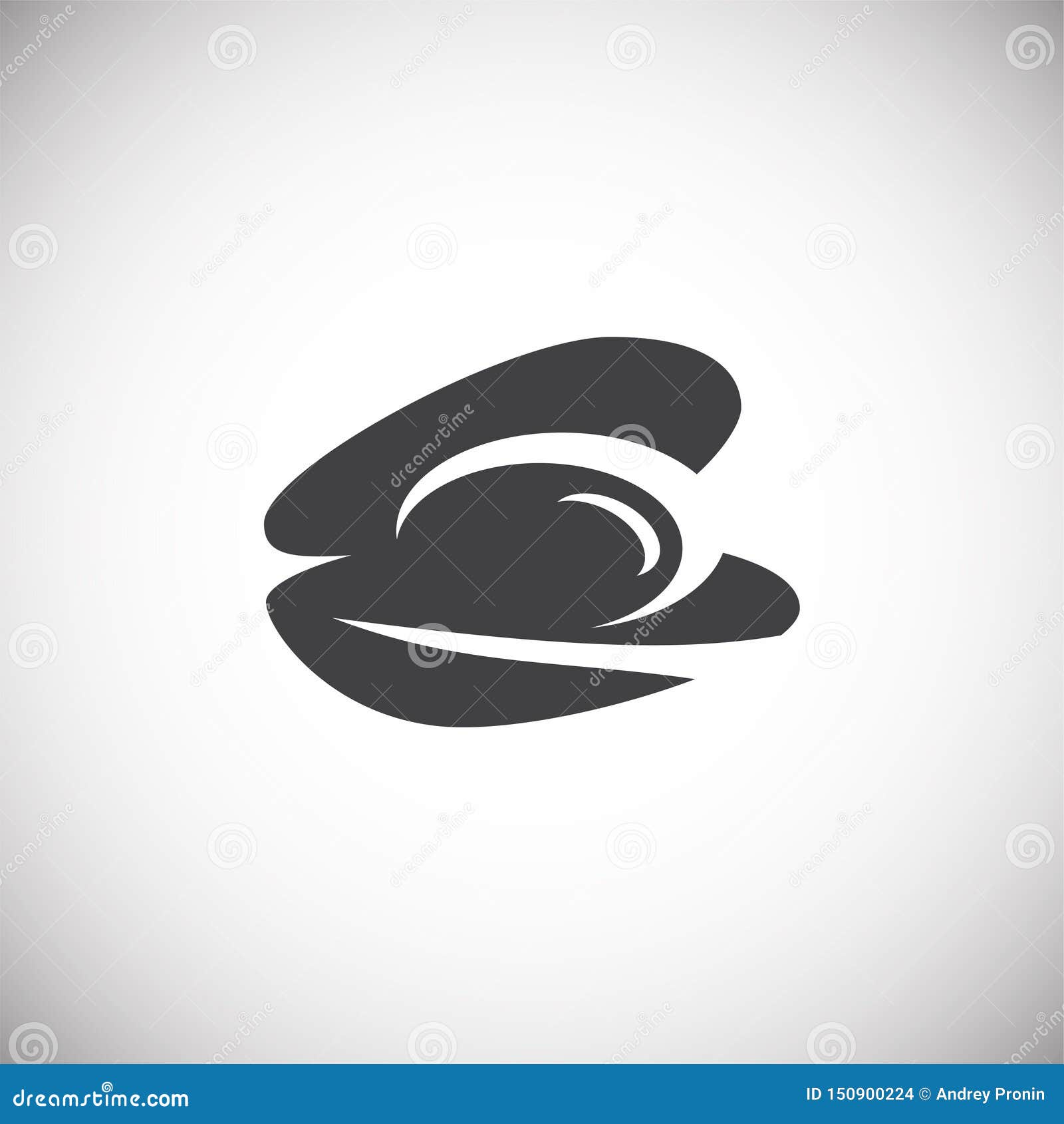 seafood related icon on background for graphic and web . simple . internet concept  for website
