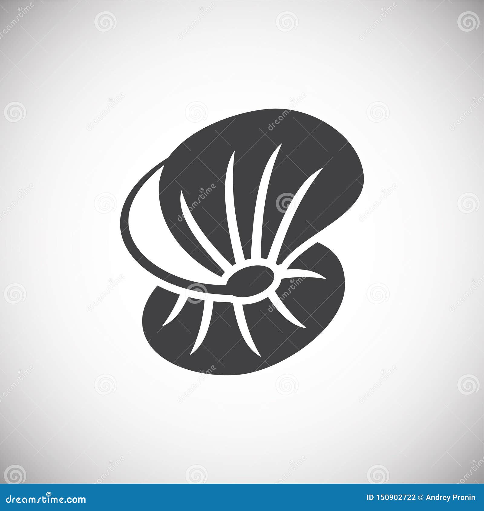 seafood related icon on background for graphic and web . simple . internet concept  for website