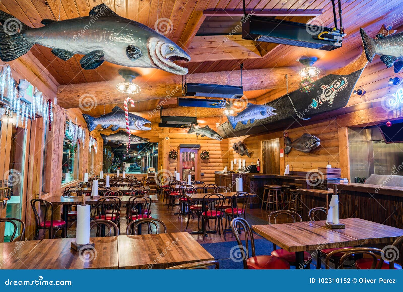Seafood Restaurant Tables Editorial Photography Image Of Cooking