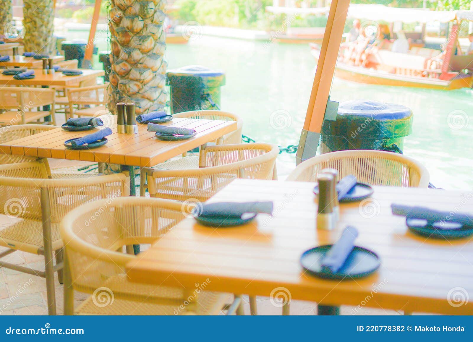 Seafood Restaurants in Riverside UAE Stock Photo Image of hotel