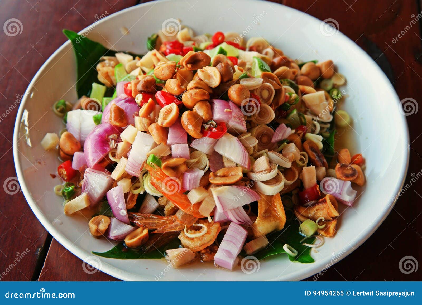 Seafood and Vegetable Salad Stock Image Image of green, thai 94954265