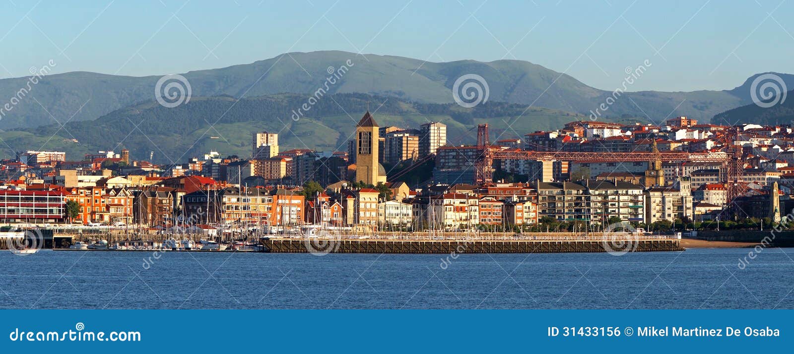 seafront and pier of getxo
