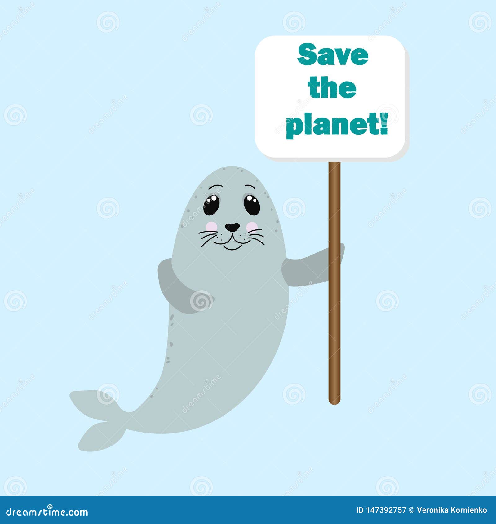 Seal Animal Holding a Sign with Save the Planet Quote. Pollution, Ecological and Environmental Problems Concept Stock Illustration - Illustration of design, icon: 147392757 Seal Animal Holding a Sign with Save the Planet Quote. Pollution, Ecological and Environmental Problems Concept Stock Illustration - Illustration of design, icon: 147392757