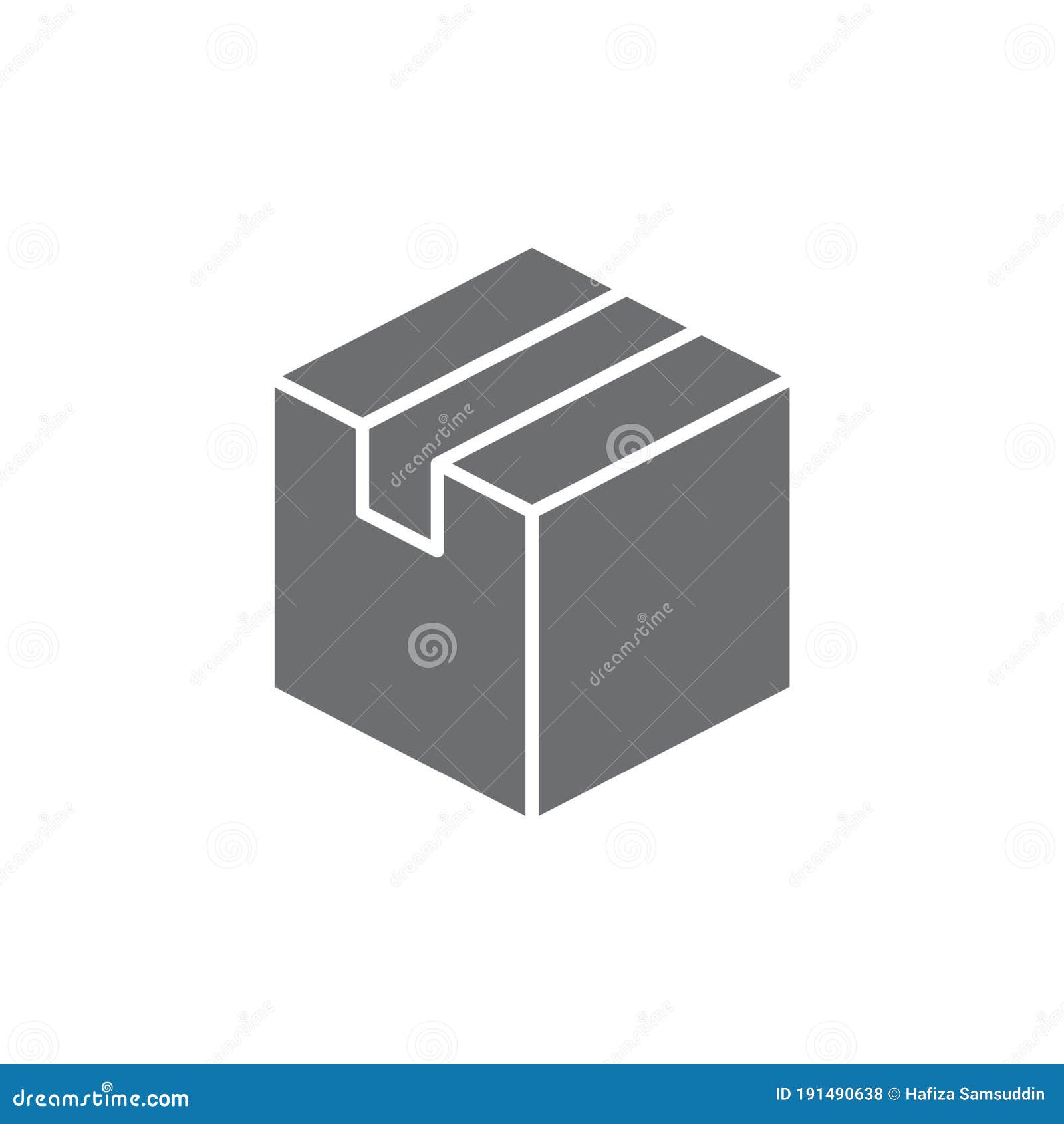 Sealed Box. Vector Illustration Decorative Design Stock Vector Illustration of logistic, packs