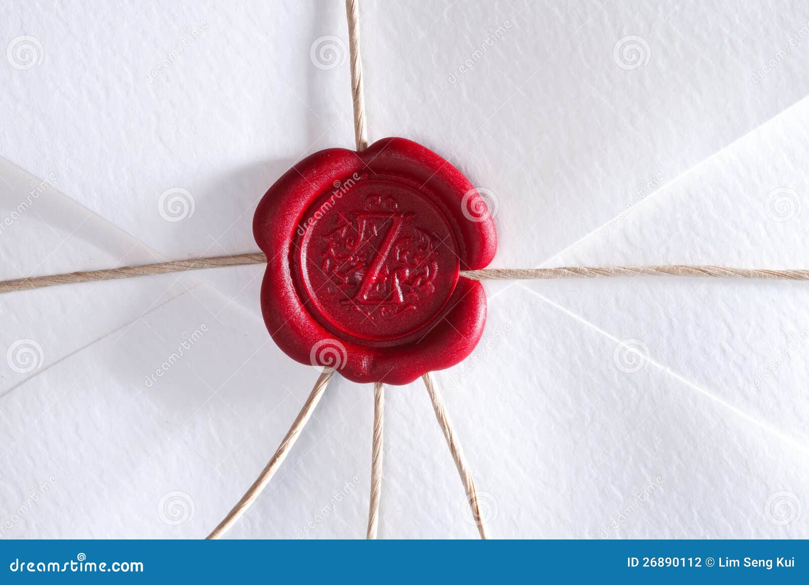 Sealed envelope stock photo. Image of letter, single 26890112