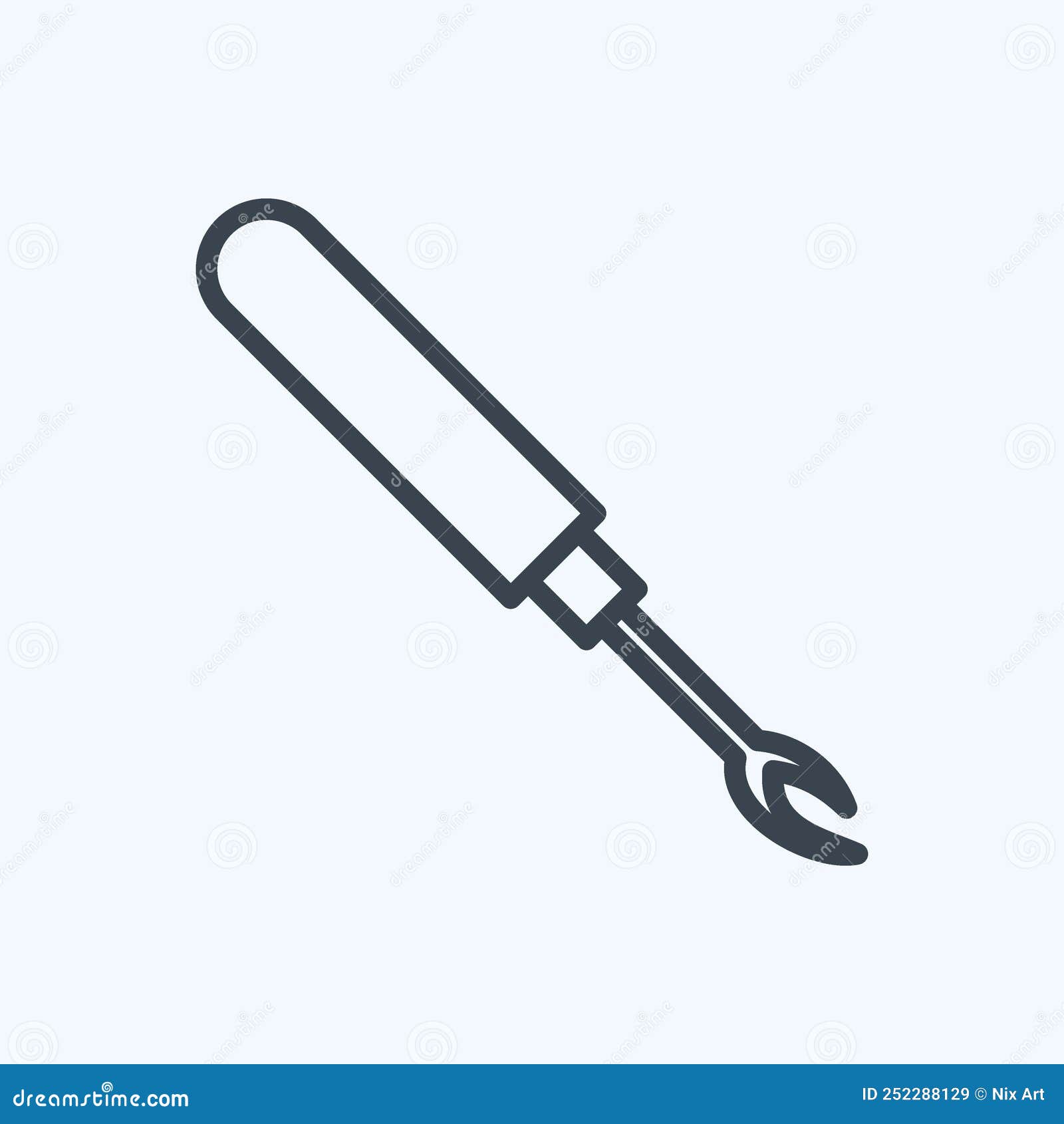 Sewing Seam Ripper Icon Stock Illustration - Download Image Now