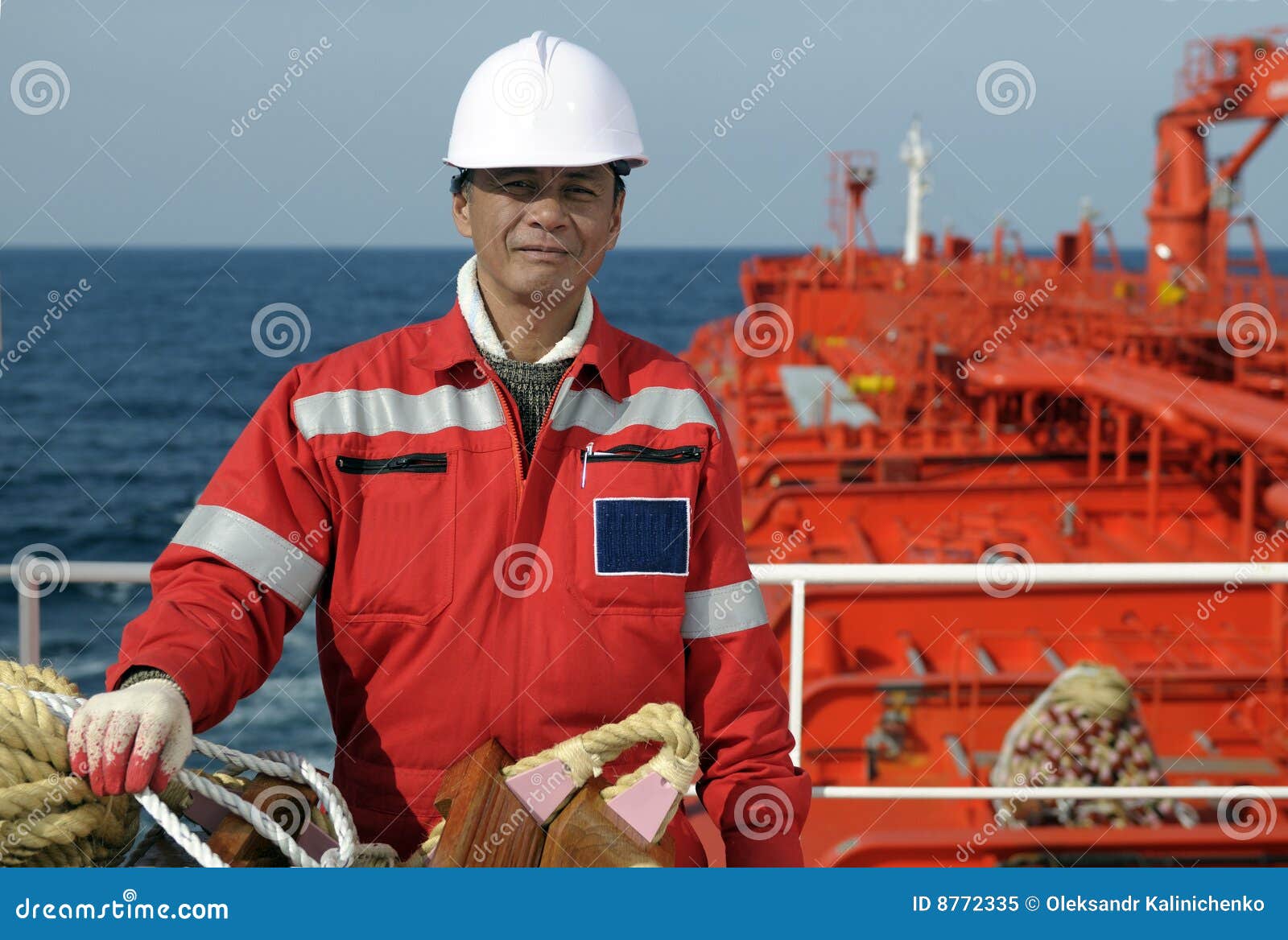 Seamen boatswain stock image. Image of manage, control 8772335