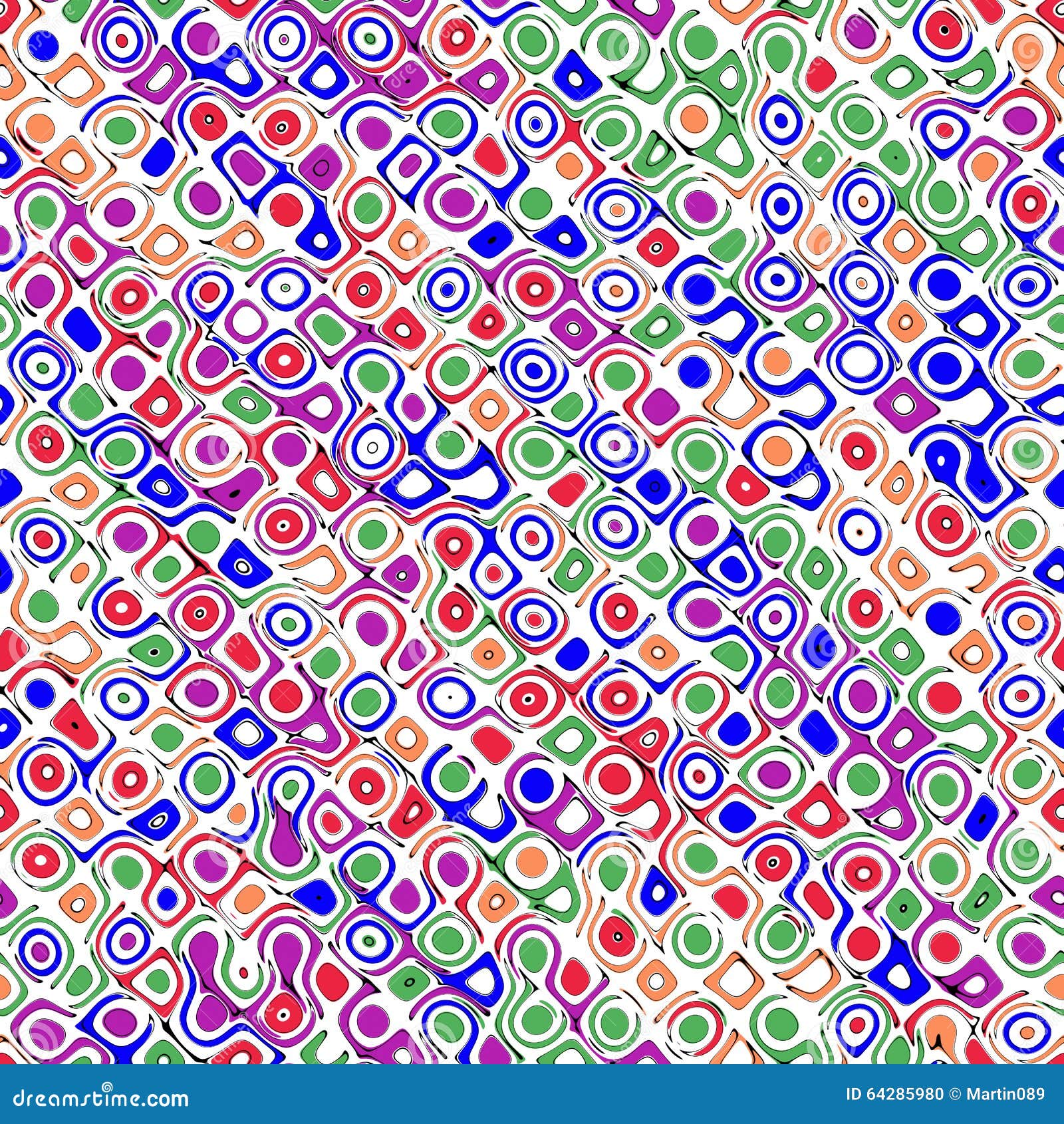 Seamless Abstract Colorful Pattern Stock Illustration Illustration Of