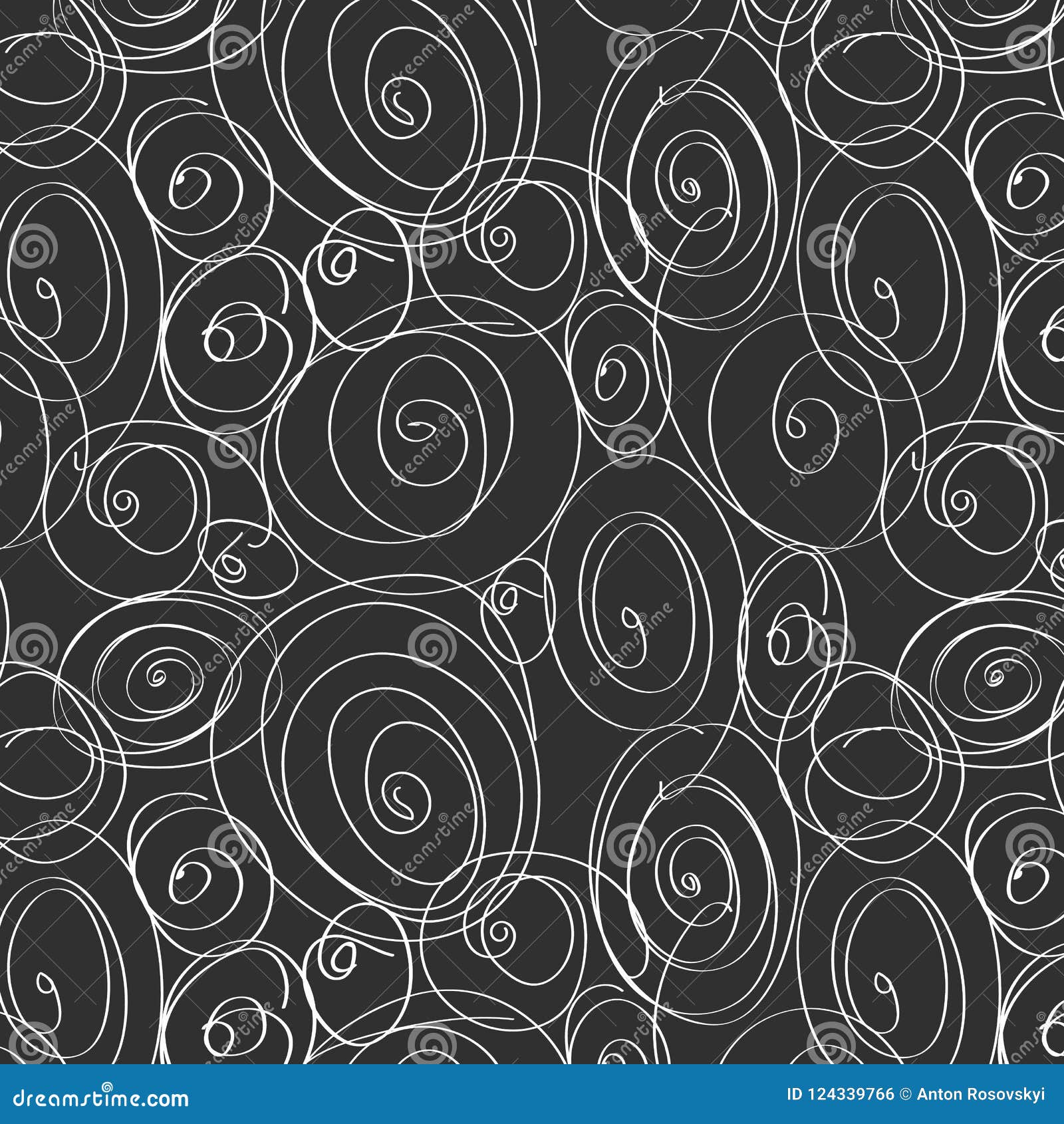 seamless abstract hand drawn pattern  .
