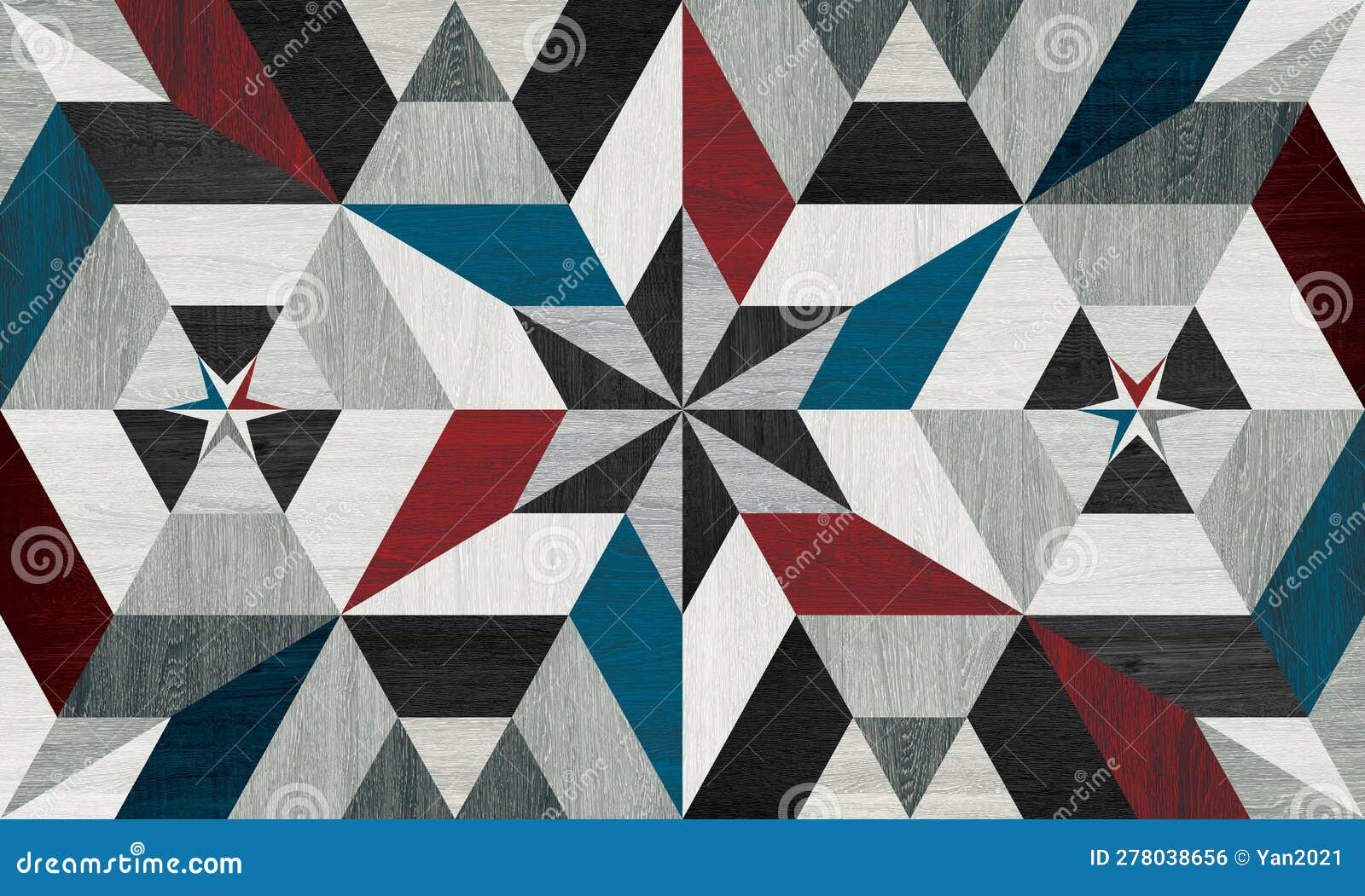 seamless abstract pattern decorative wood textured corlor geometric mosaic background .